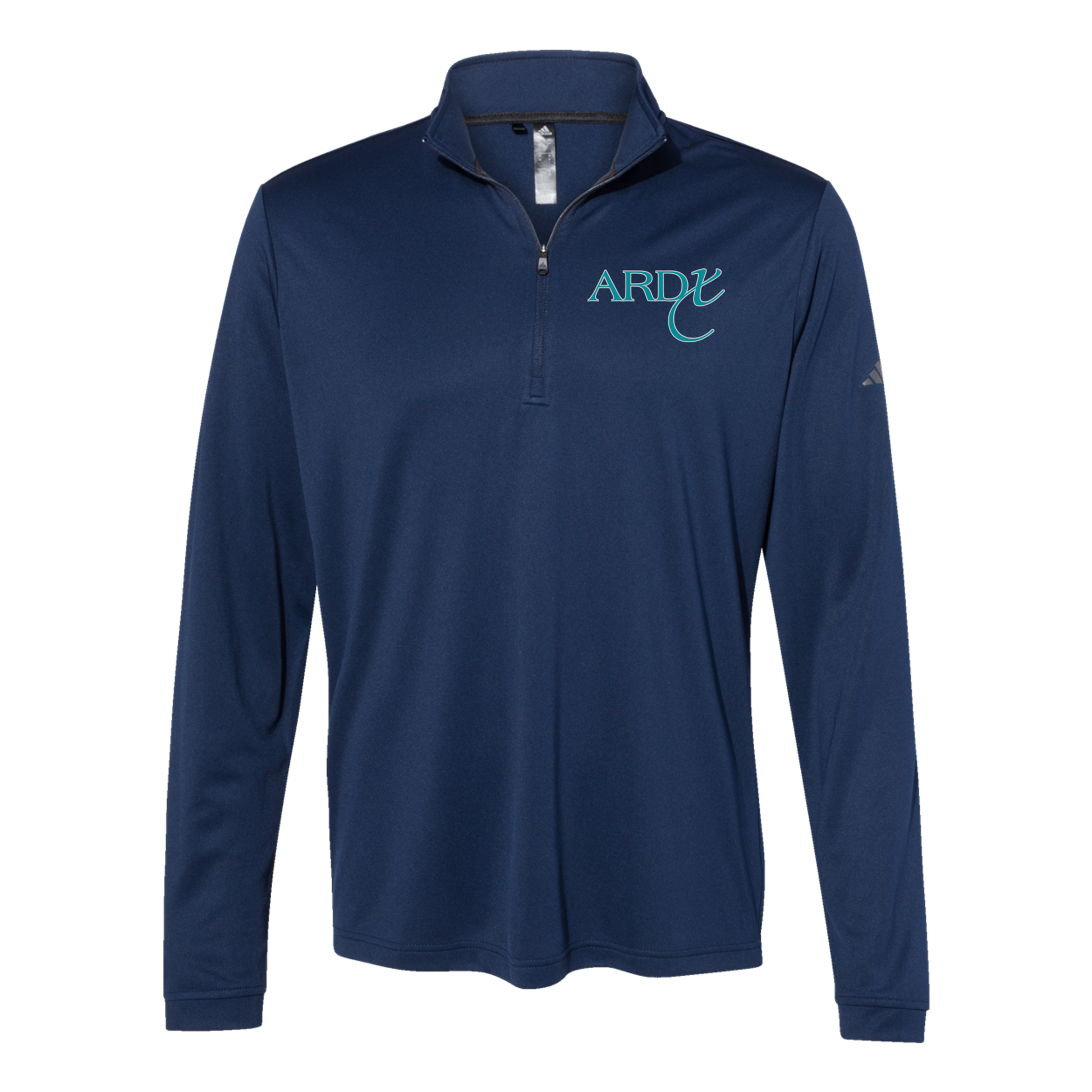 ardx-adidas-quarter-zip-embroidery-leftchest-A401-collegiatenavy-flat-front