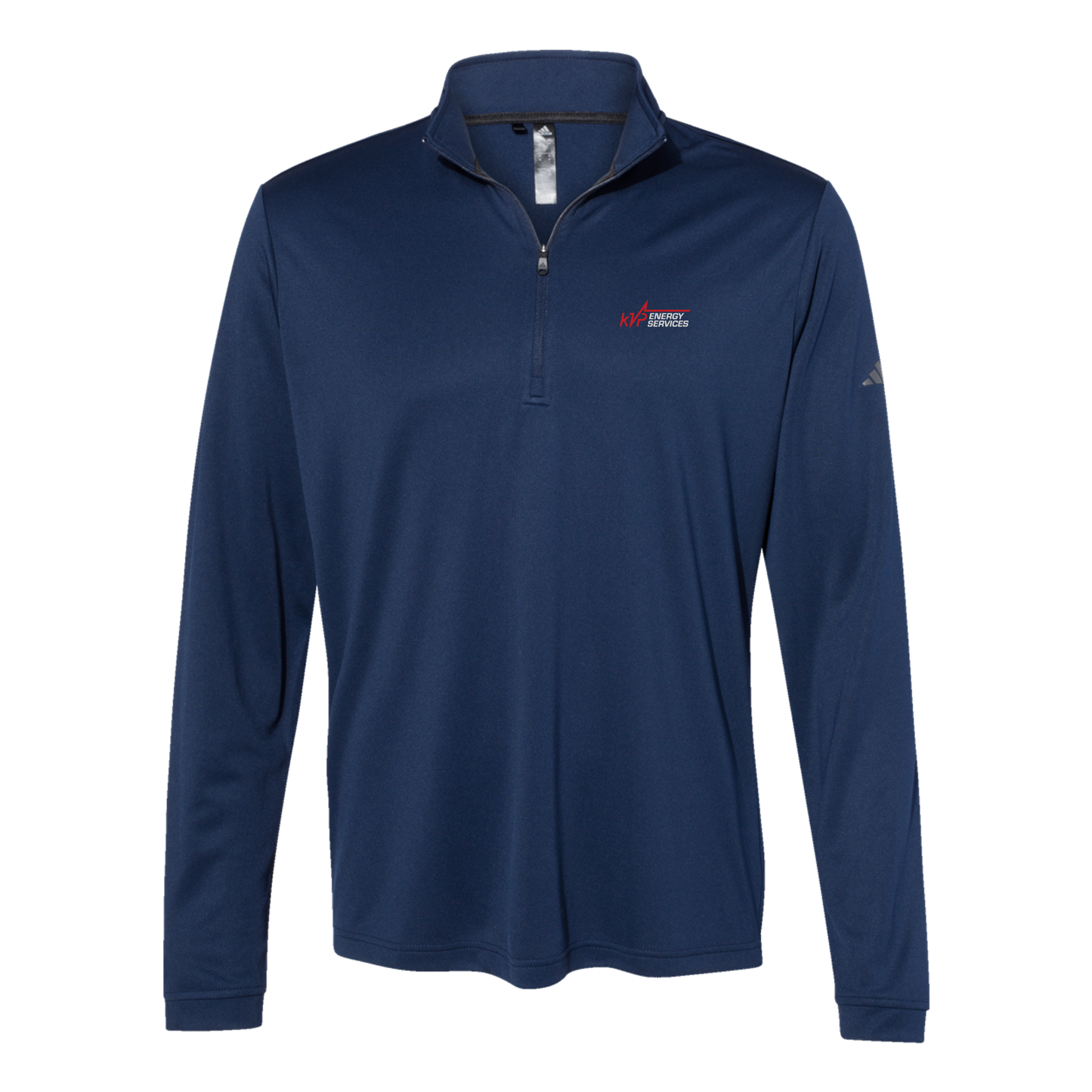 kvpenergy-adidas-quarter-zip-embroidery-leftchest-A401-collegiatenavy-flat-front