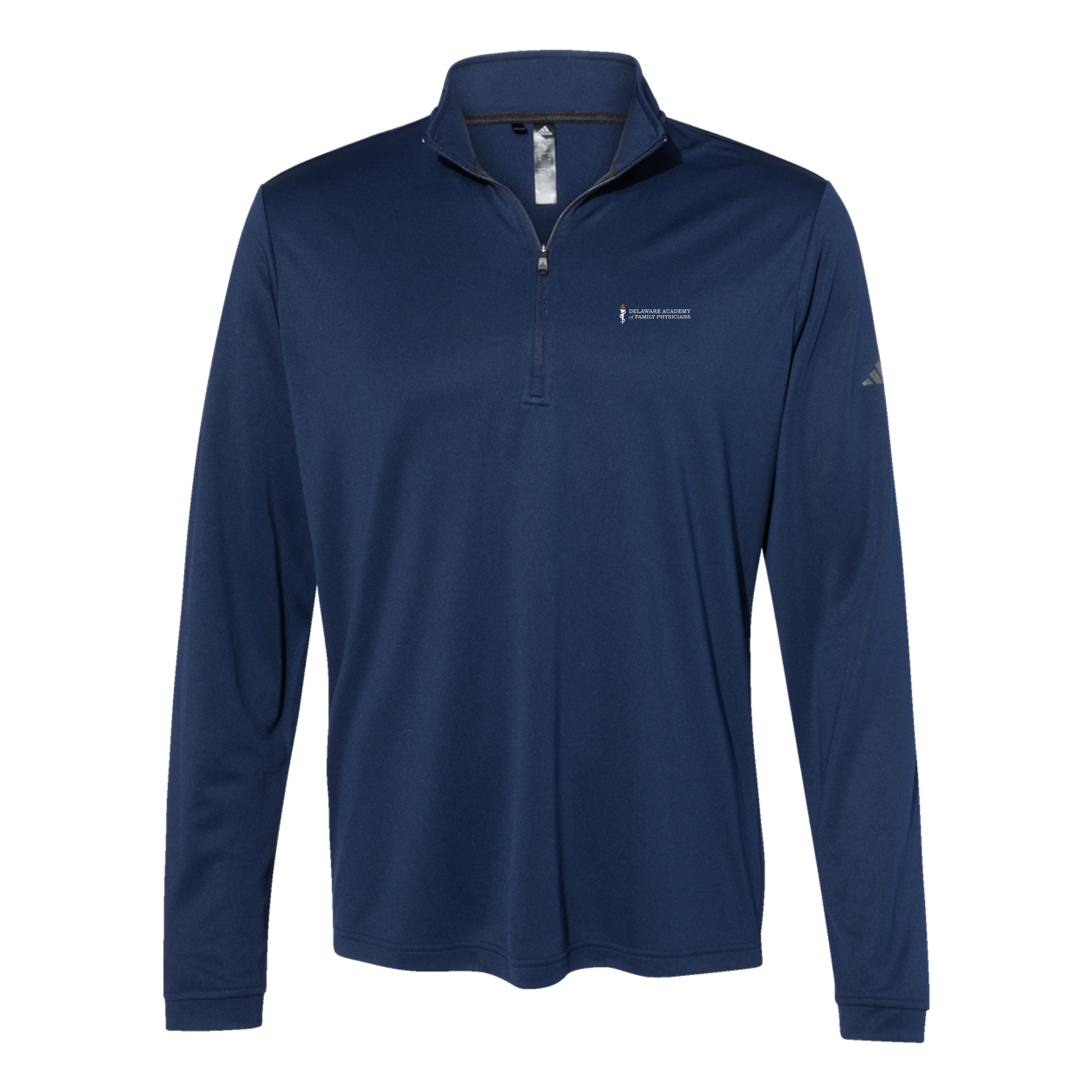 delfamdoc-adidas-quarter-zip-embroidery-leftchest-A401-collegiatenavy-flat-front