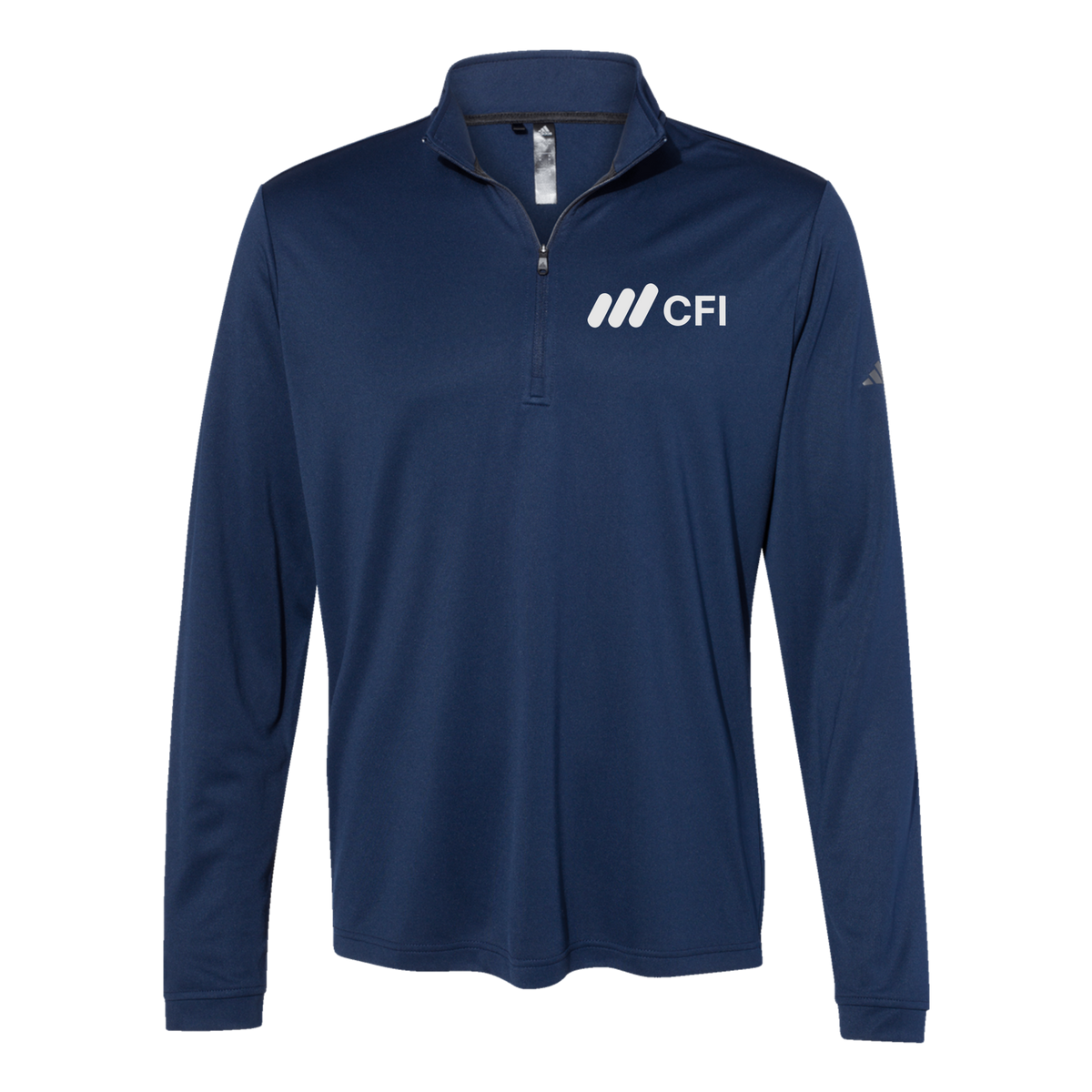 corporatefinanceinstitute-adidas-quarter-zip-embroidery-leftchest-A401-collegiatenavy-flat-front