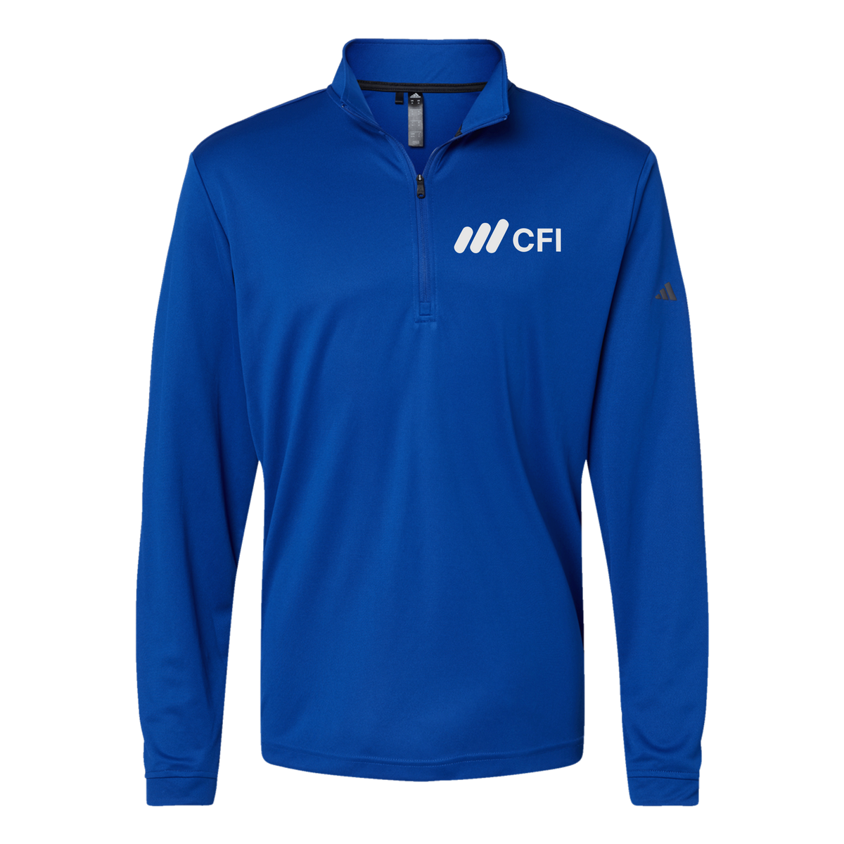 corporatefinanceinstitute-adidas-quarter-zip-embroidery-leftchest-A401-collegiateroyal-flat-front
