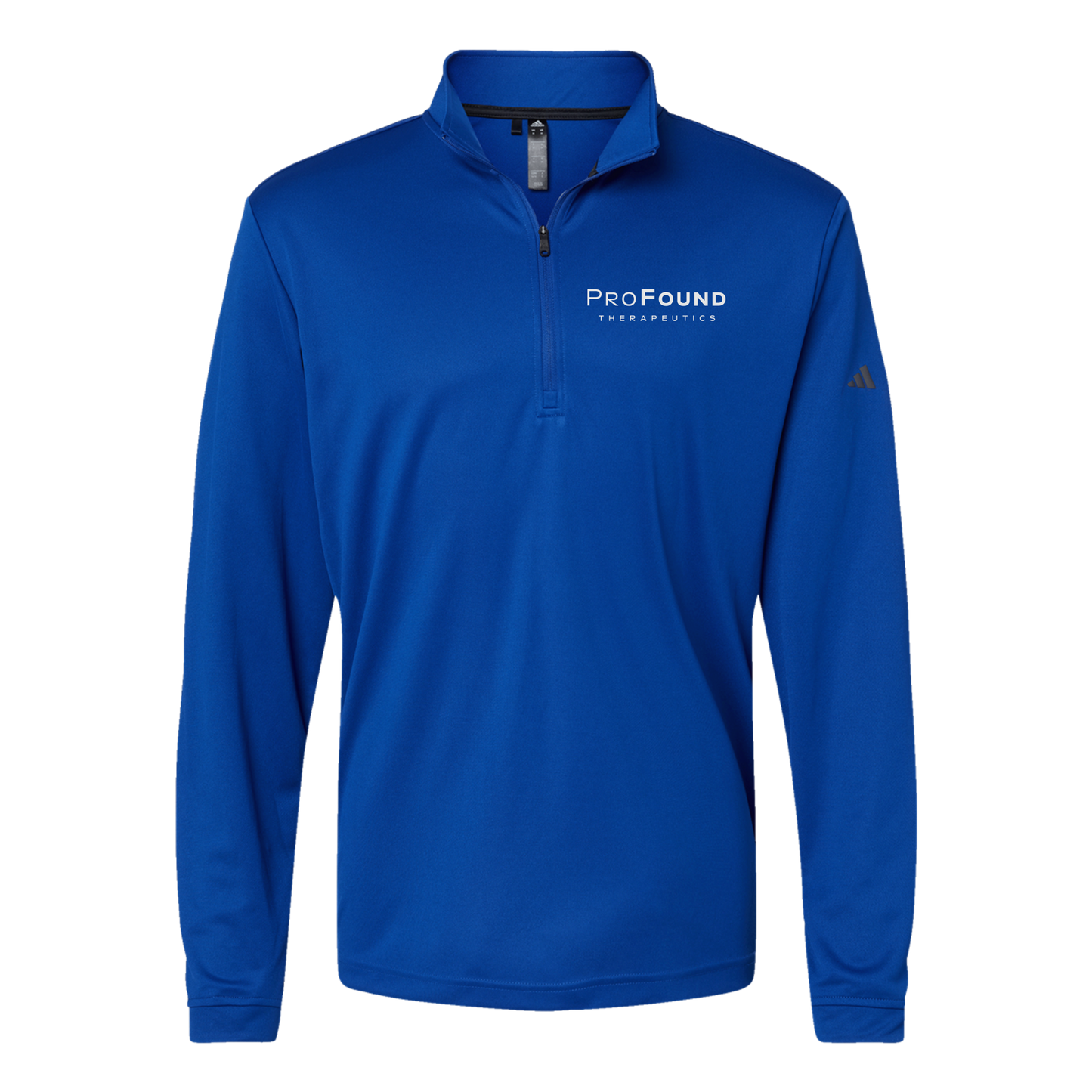 profoundtx-adidas-quarter-zip-embroidery-leftchest-A401-collegiateroyal-flat-front