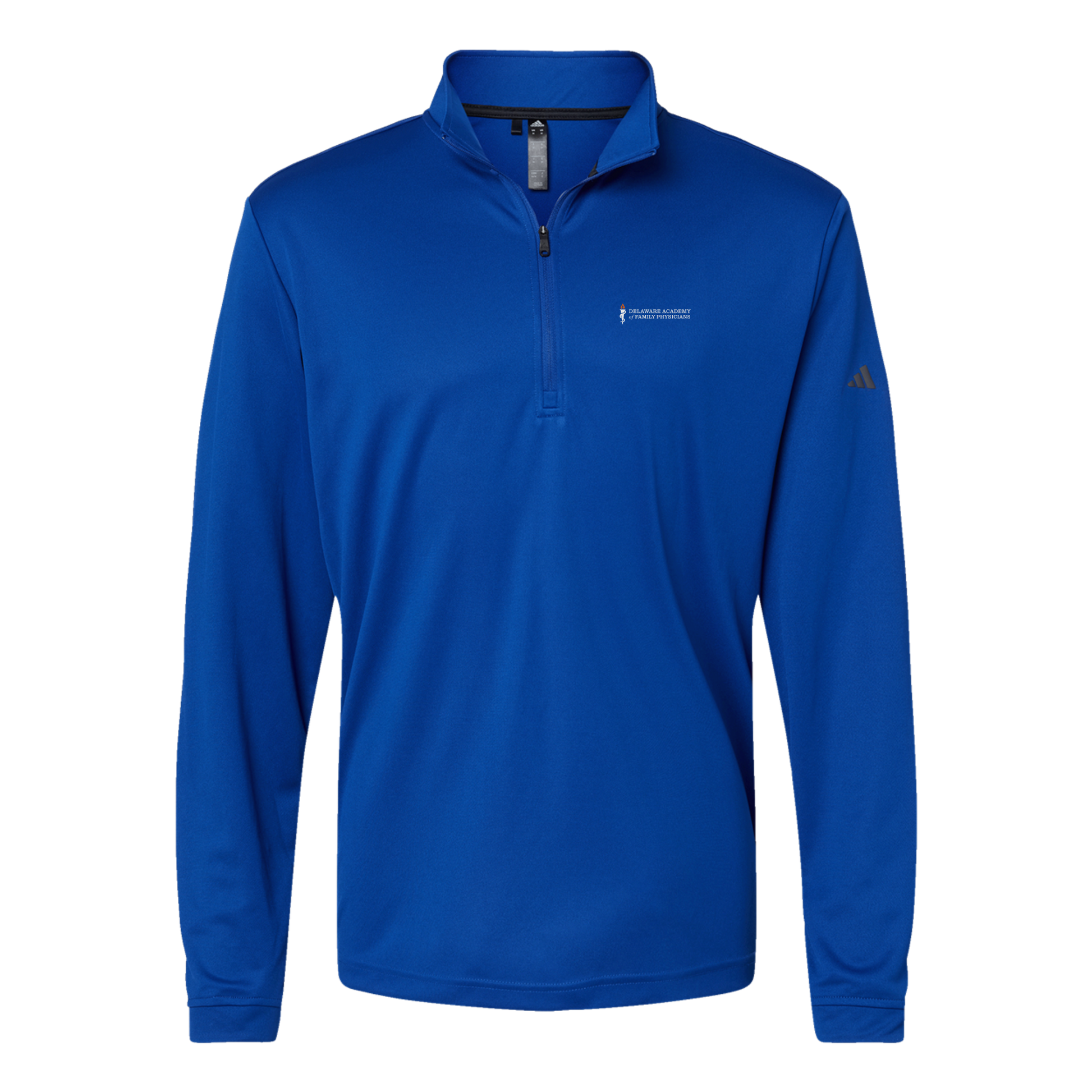 delfamdoc-adidas-quarter-zip-embroidery-leftchest-A401-collegiateroyal-flat-front