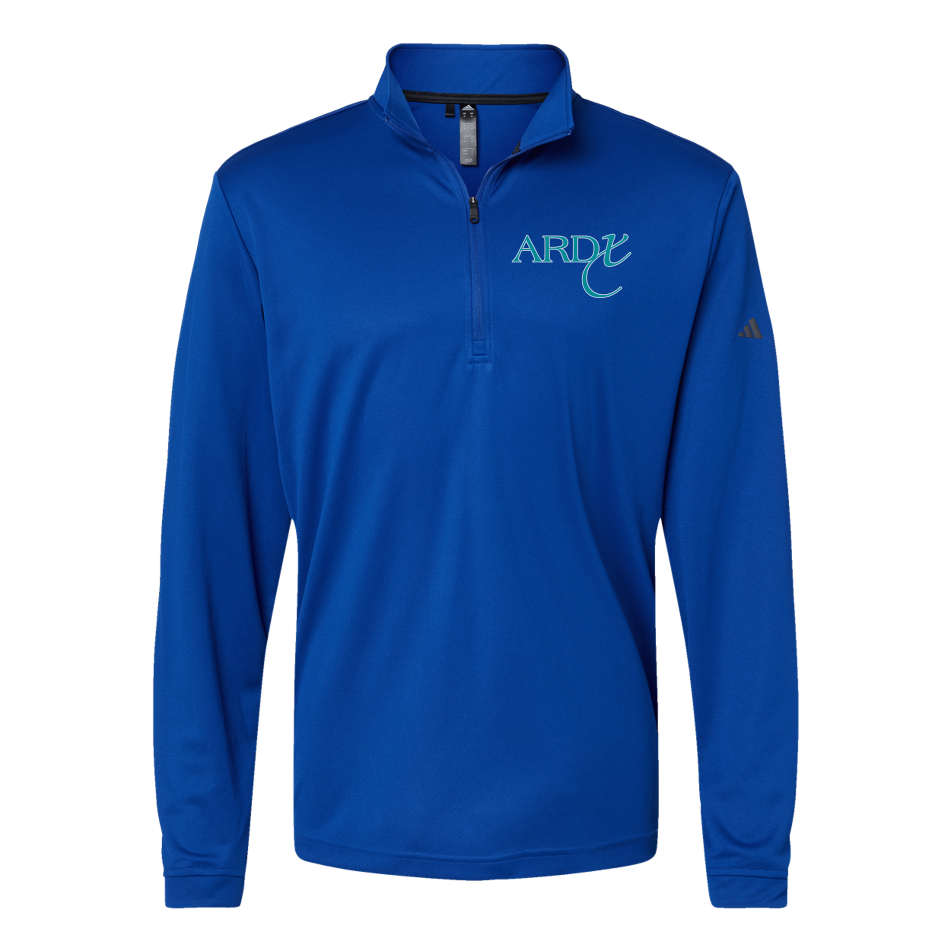 ardx-adidas-quarter-zip-embroidery-leftchest-A401-collegiateroyal-flat-front