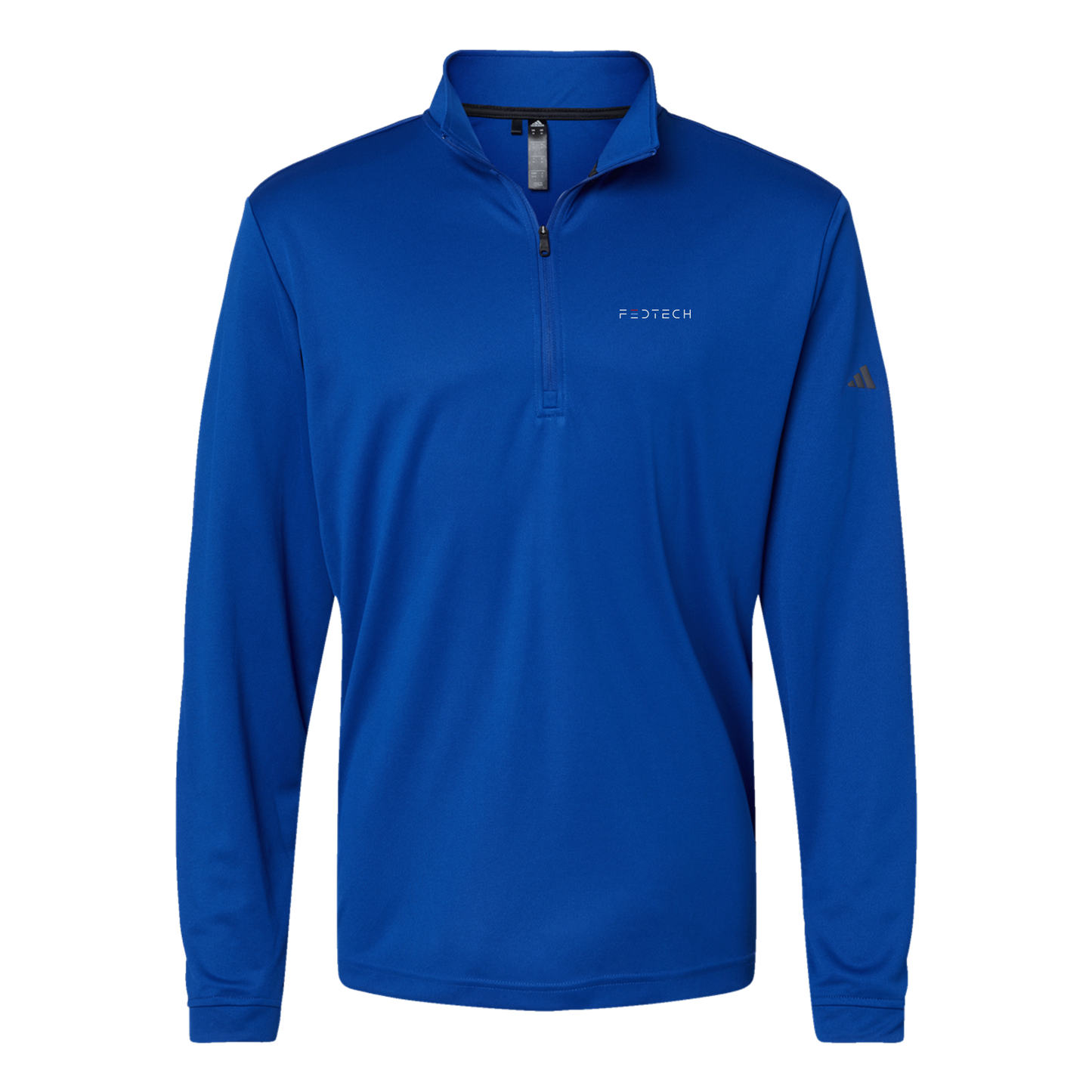 fedtech-adidas-quarter-zip-embroidery-leftchest-A401-collegiateroyal-flat-front