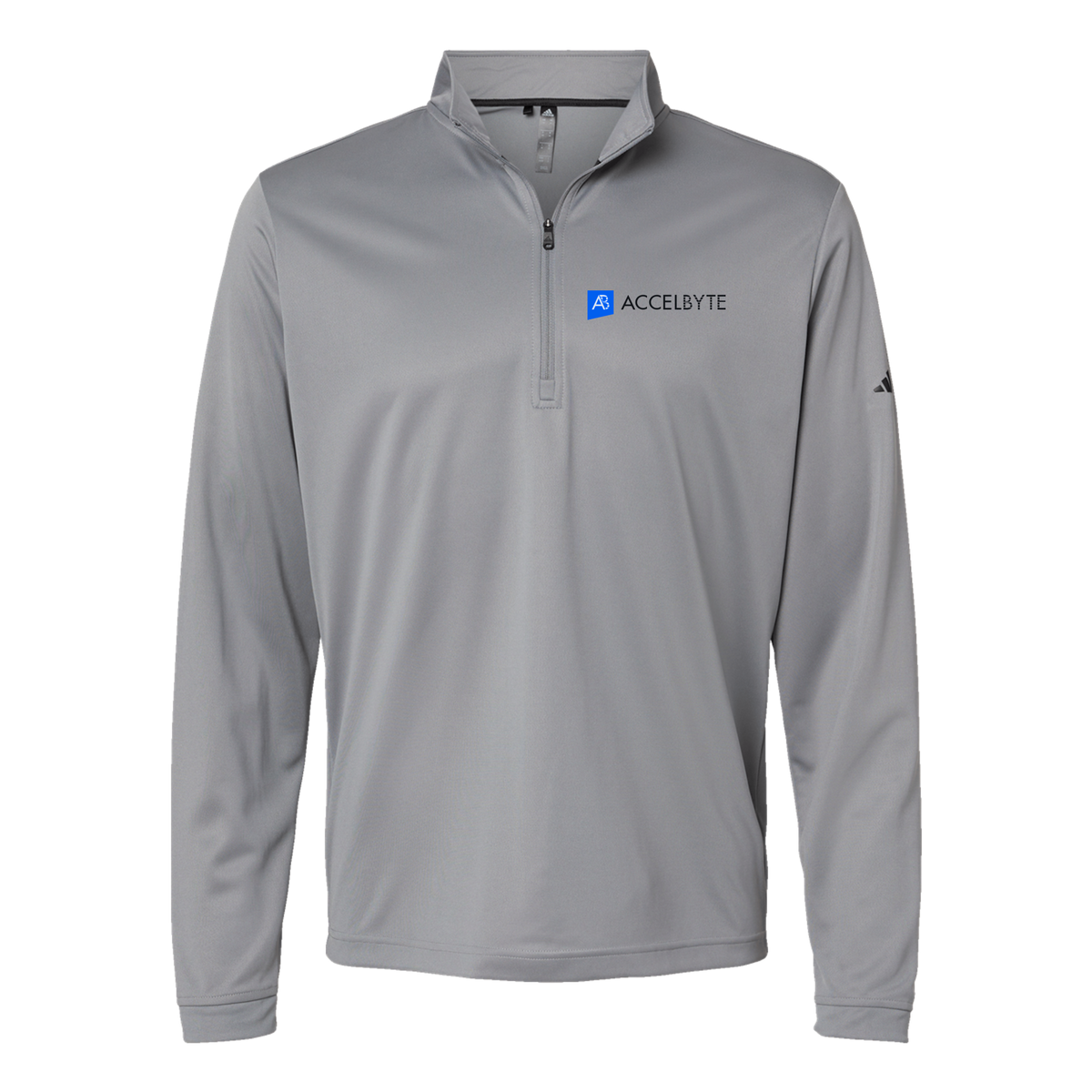 accelbyte-adidas-quarter-zip-embroidery-leftchest-A401-greythree-flat-front