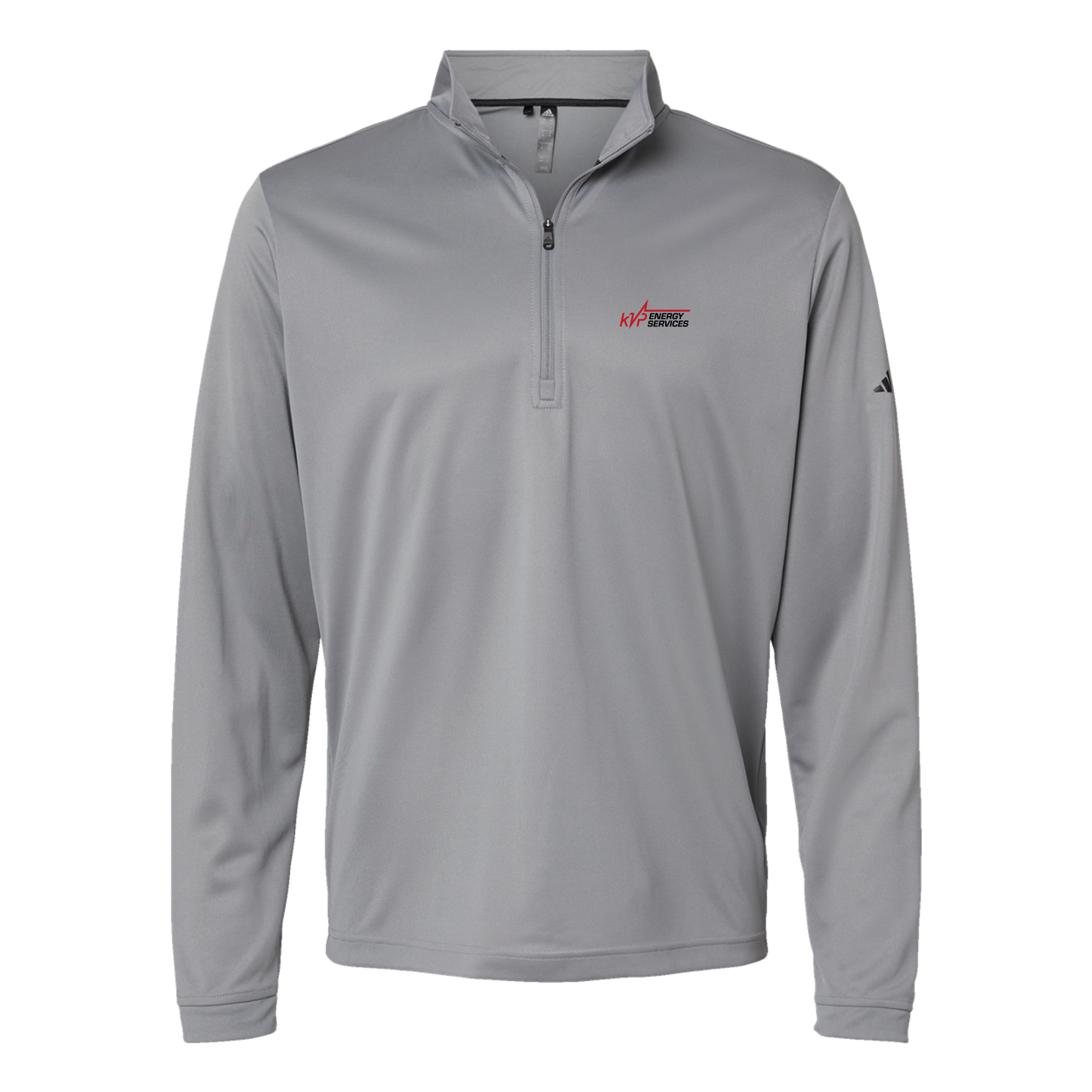 kvpenergy-adidas-quarter-zip-embroidery-leftchest-A401-greythree-flat-front