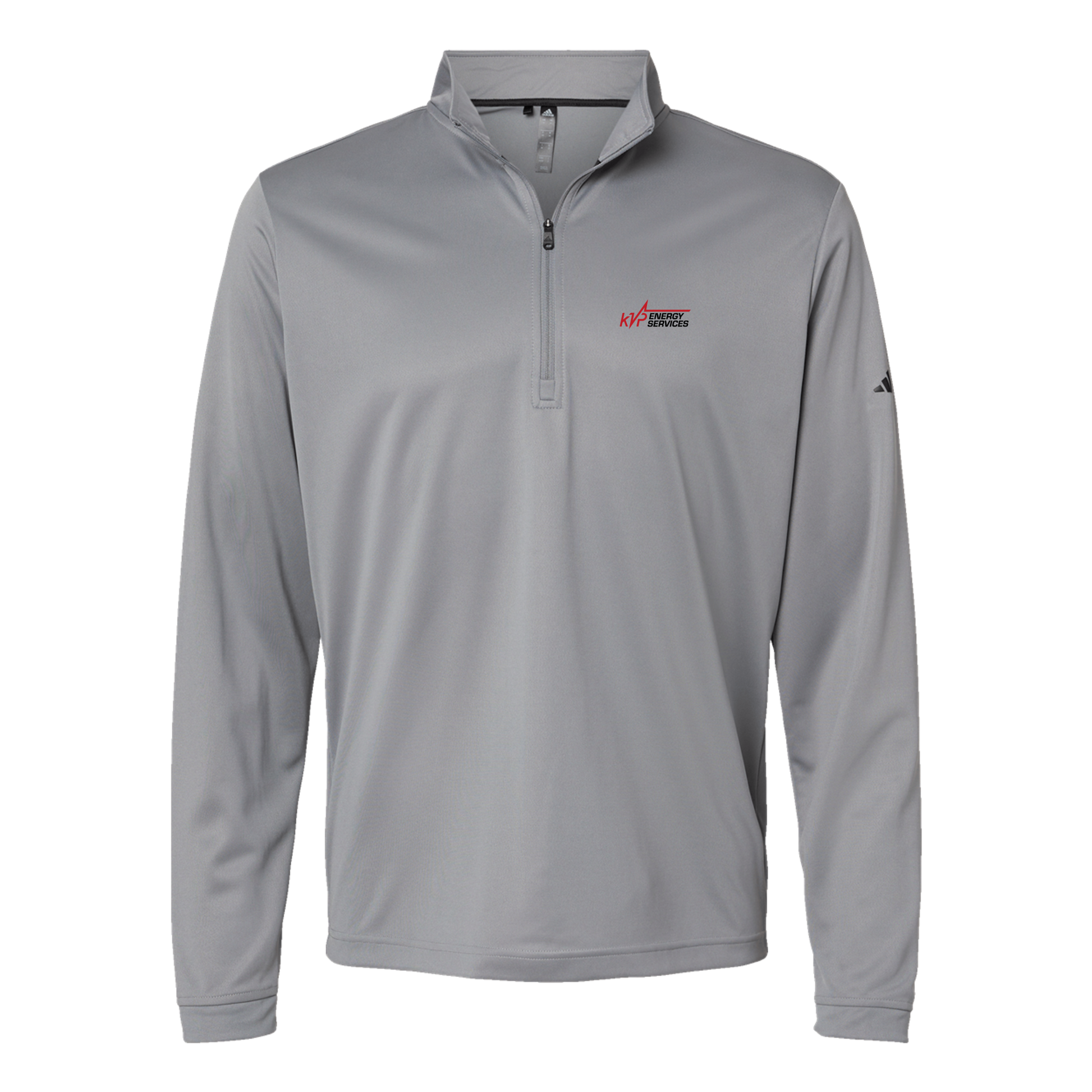 kvpenergy-adidas-quarter-zip-embroidery-leftchest-A401-greythree-flat-front