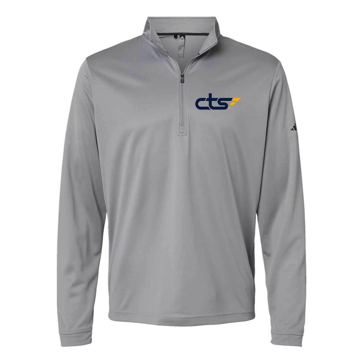 cts1-adidas-quarter-zip-embroidery-leftchest-A401-greythree-flat-front