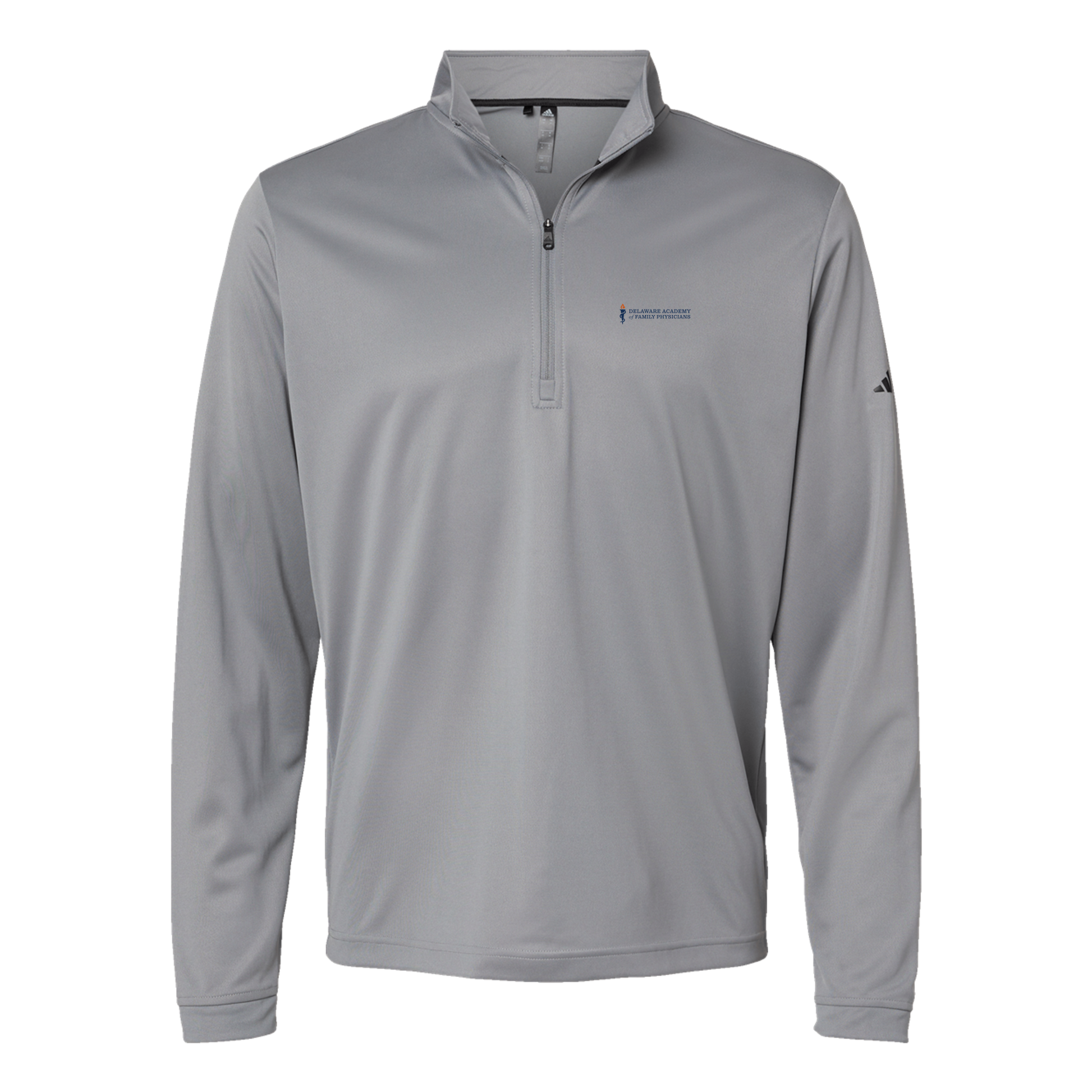delfamdoc-adidas-quarter-zip-embroidery-leftchest-A401-greythree-flat-front