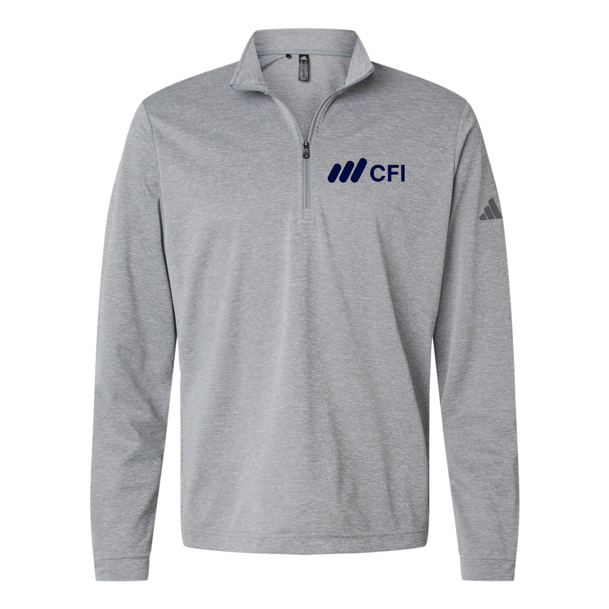 corporatefinanceinstitute-adidas-quarter-zip-embroidery-leftchest-A401-greythreemelange-flat-front