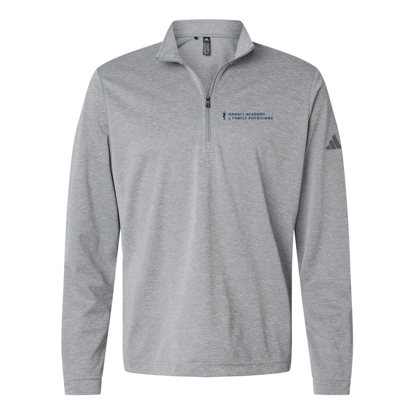hafp-adidas-quarter-zip-embroidery-leftchest-A401-greythreemelange-flat-front