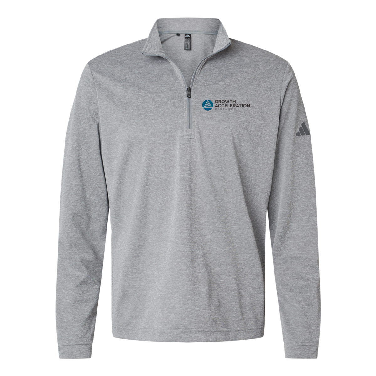 growthaccelerationpartners-adidas-quarter-zip-embroidery-leftchest-A401-greythreemelange-flat-front