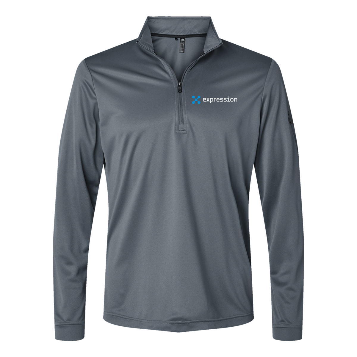 expr-adidas-quarter-zip-embroidery-leftchest-A401-onix-flat-front