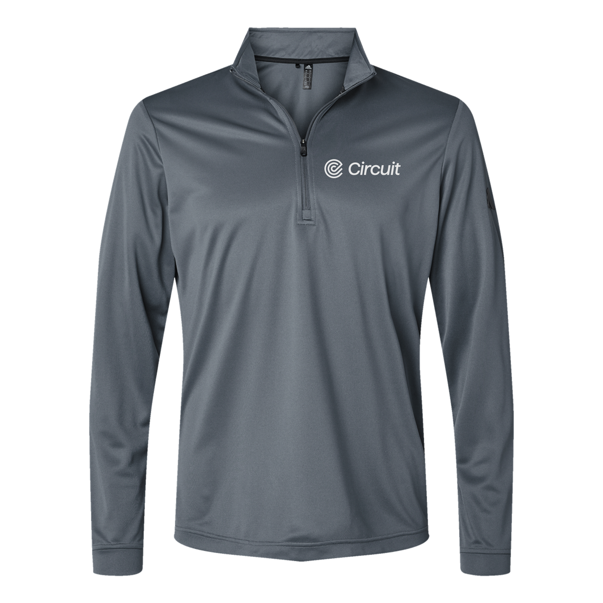 ridecircuit-adidas-quarter-zip-embroidery-leftchest-A401-onix-flat-front