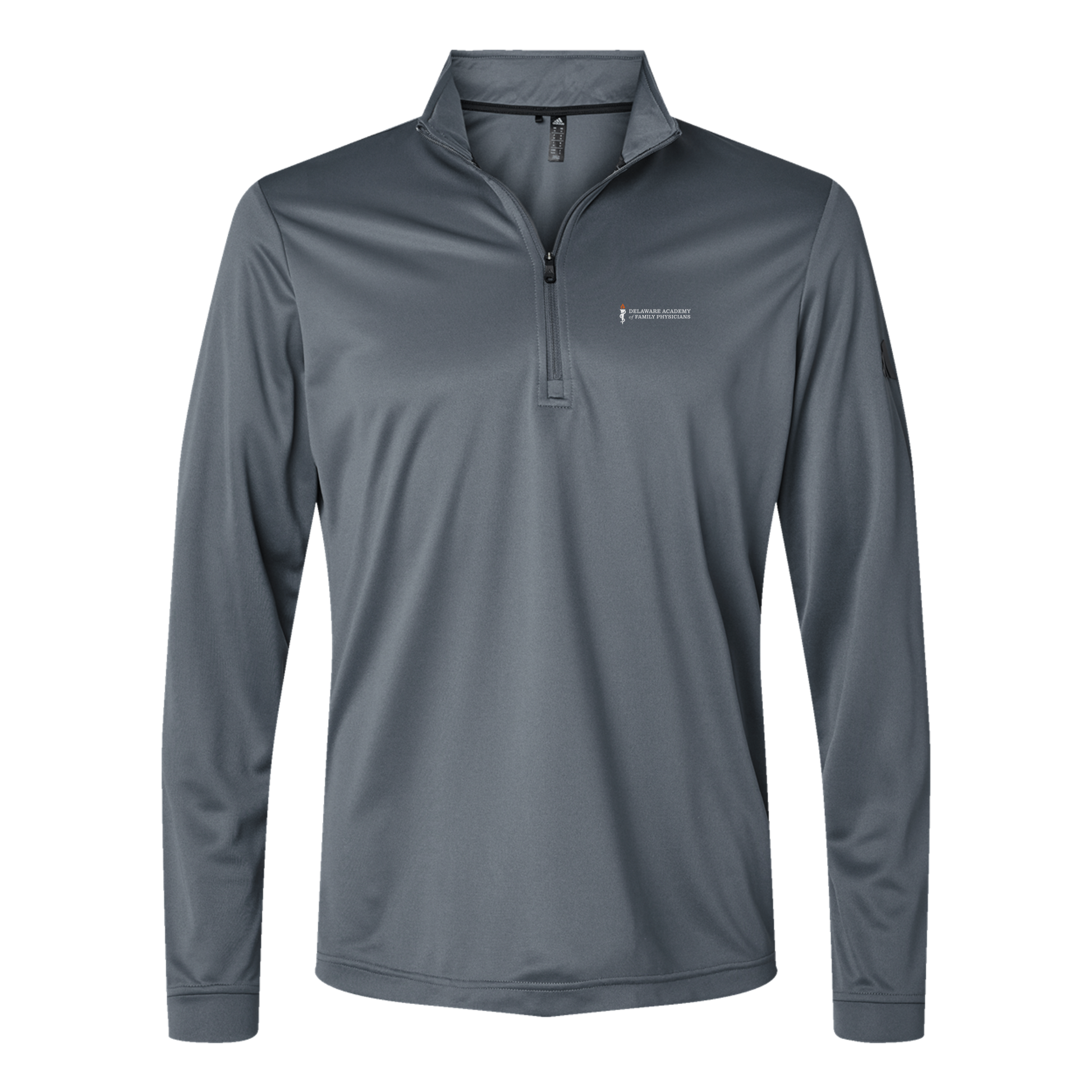 delfamdoc-adidas-quarter-zip-embroidery-leftchest-A401-onix-flat-front