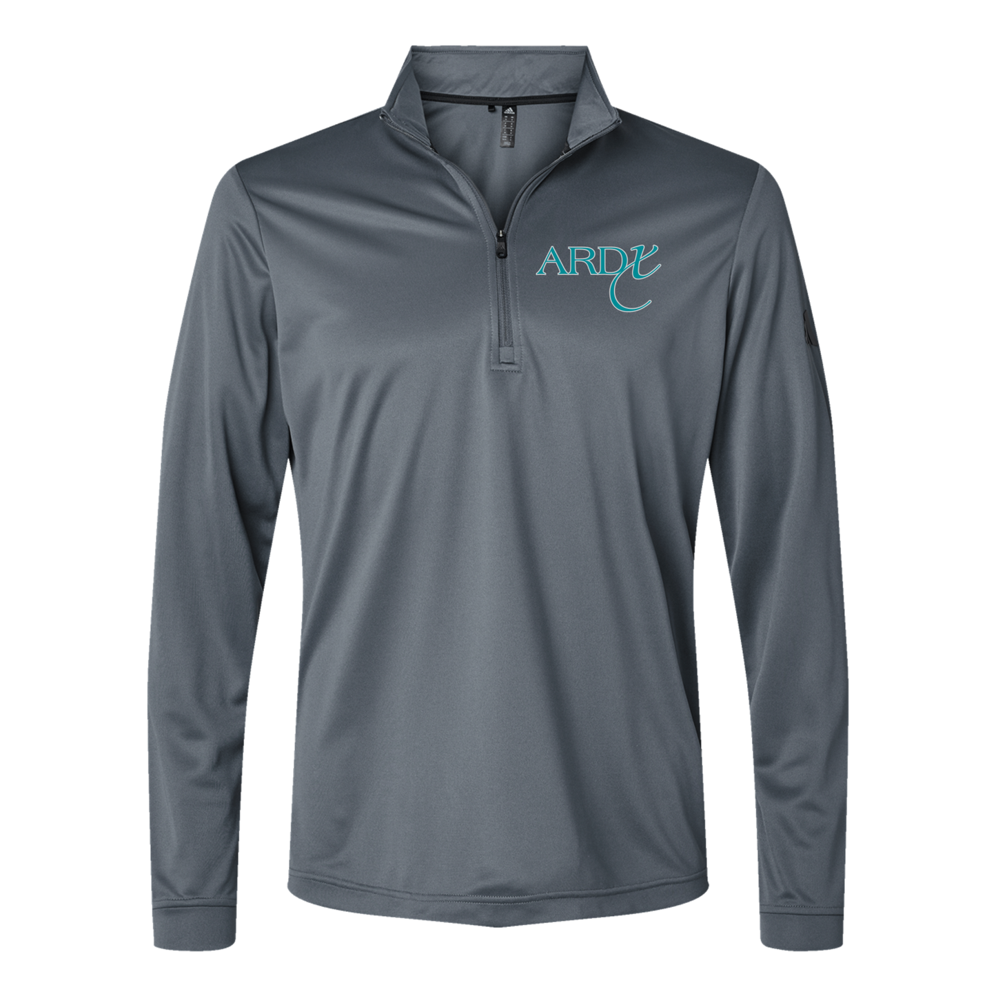 ardx-adidas-quarter-zip-embroidery-leftchest-A401-onix-flat-front