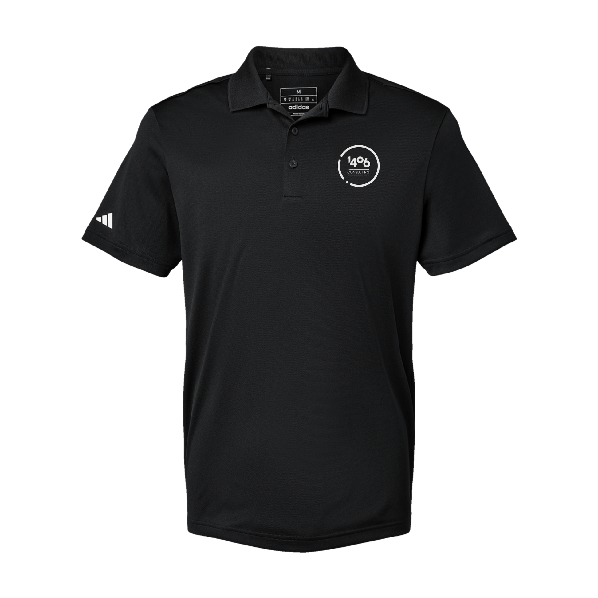 1406consulting-adidas-mens-sport-polo-shirt-embroidery-leftchest-A430-black-flat-front