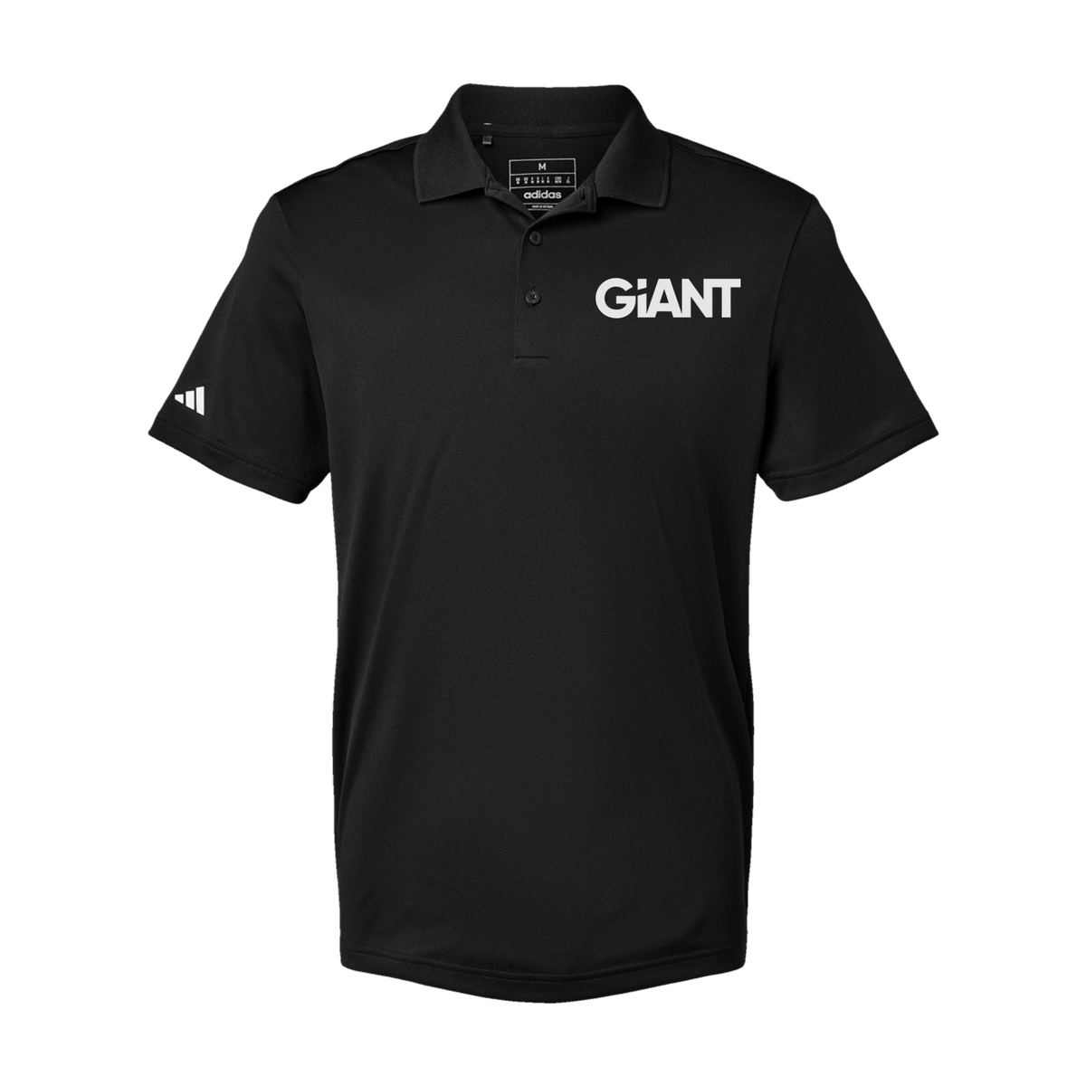 giantworldwide-adidas-mens-sport-polo-shirt-embroidery-leftchest-A430-black-flat-front