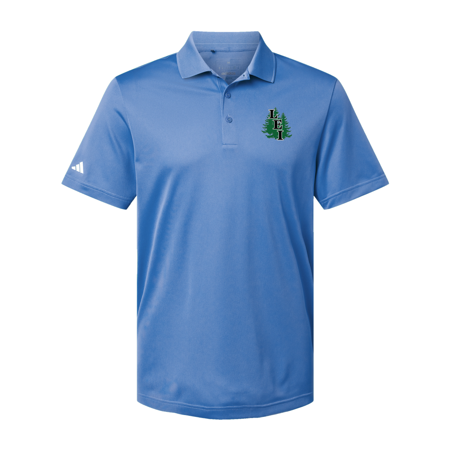leisite-adidas-mens-sport-polo-shirt-embroidery-leftchest-A430-bluefusion-flat-front