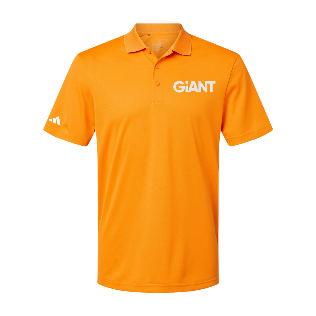 giantworldwide-adidas-mens-sport-polo-shirt-embroidery-leftchest-A430-brightorange-flat-front