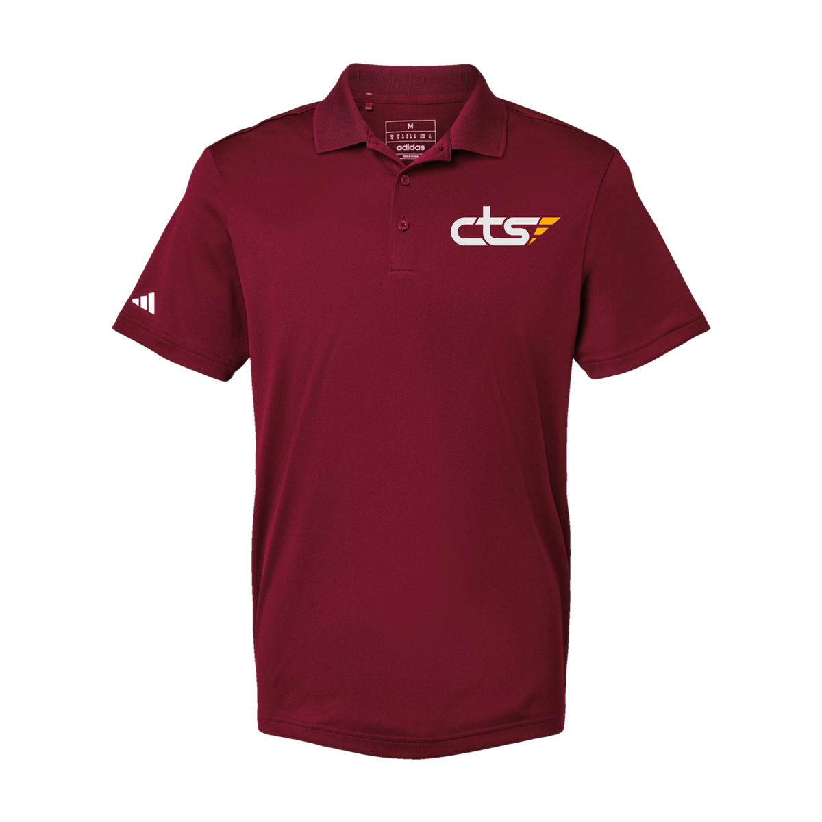 cts1-adidas-mens-sport-polo-shirt-embroidery-leftchest-A430-collegiateburgundy-flat-front