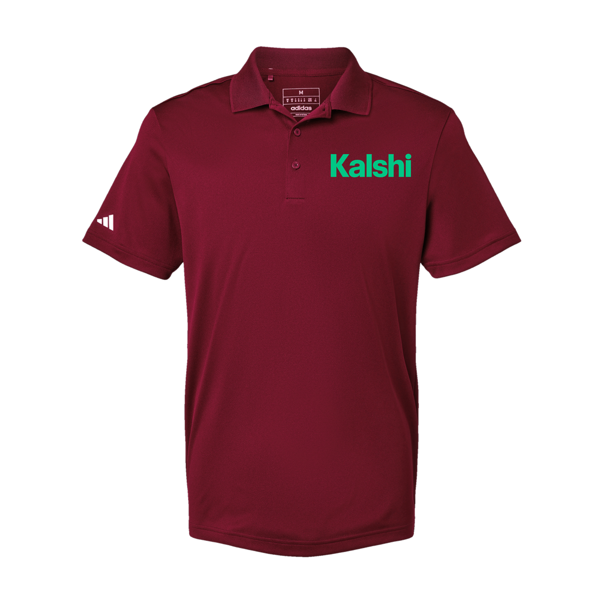 kalshi-adidas-mens-sport-polo-shirt-embroidery-leftchest-A430-collegiateburgundy-flat-front