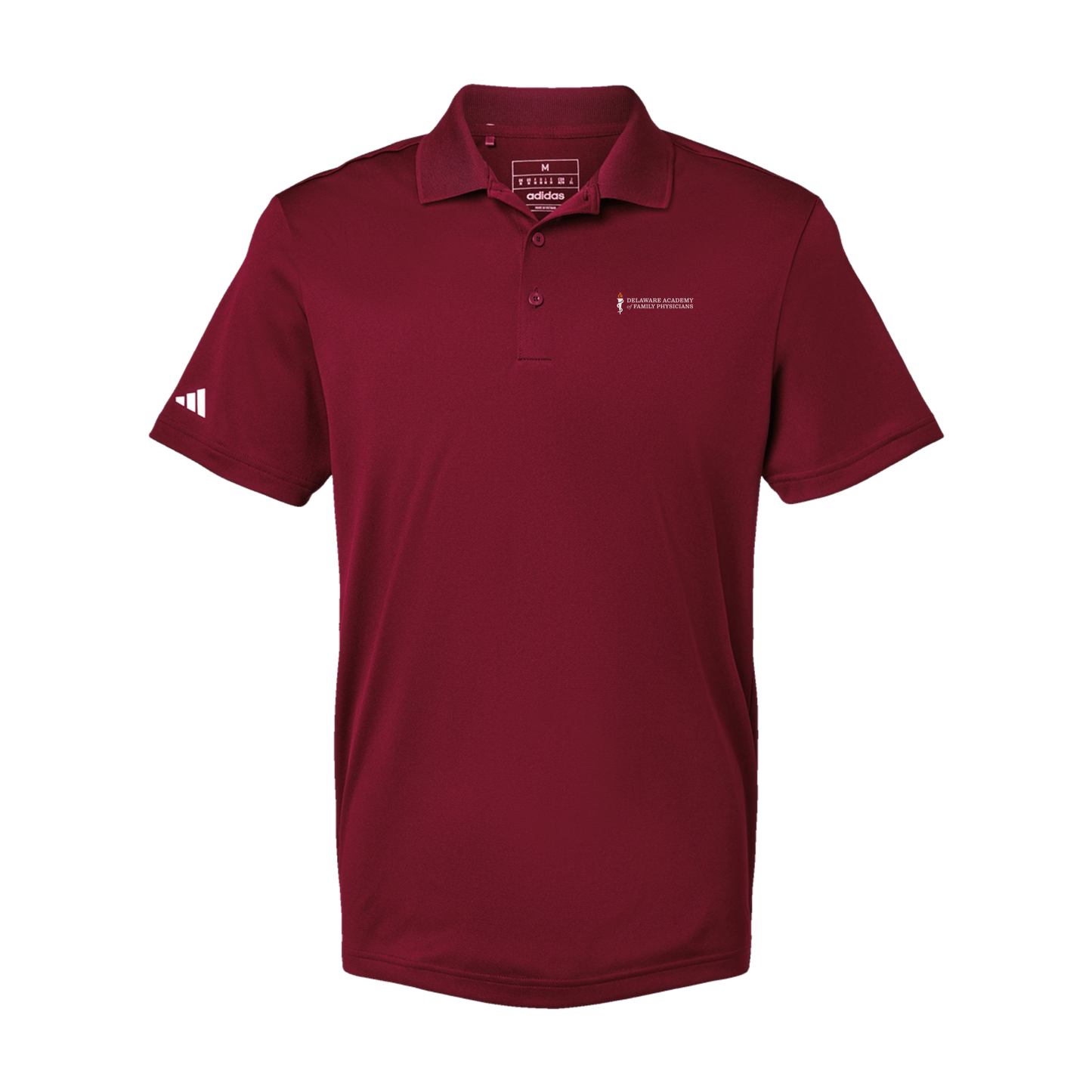 delfamdoc-adidas-mens-sport-polo-shirt-embroidery-leftchest-A430-collegiateburgundy-flat-front