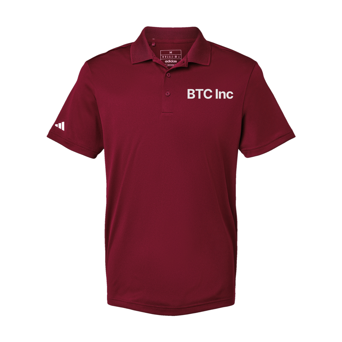 btc-adidas-mens-sport-polo-shirt-embroidery-leftchest-A430-collegiateburgundy-flat-front