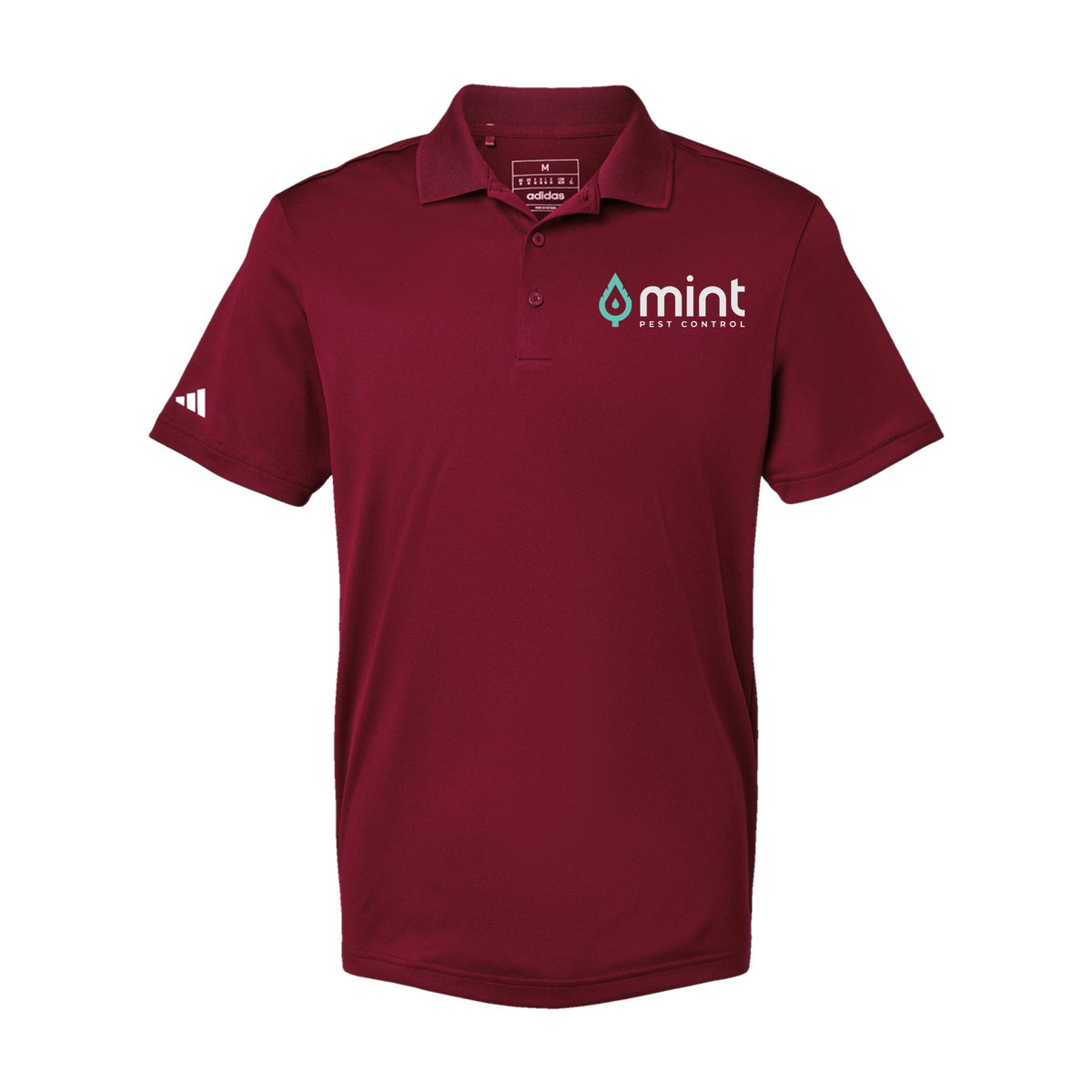 mintpest-adidas-mens-sport-polo-shirt-embroidery-leftchest-A430-collegiateburgundy-flat-front