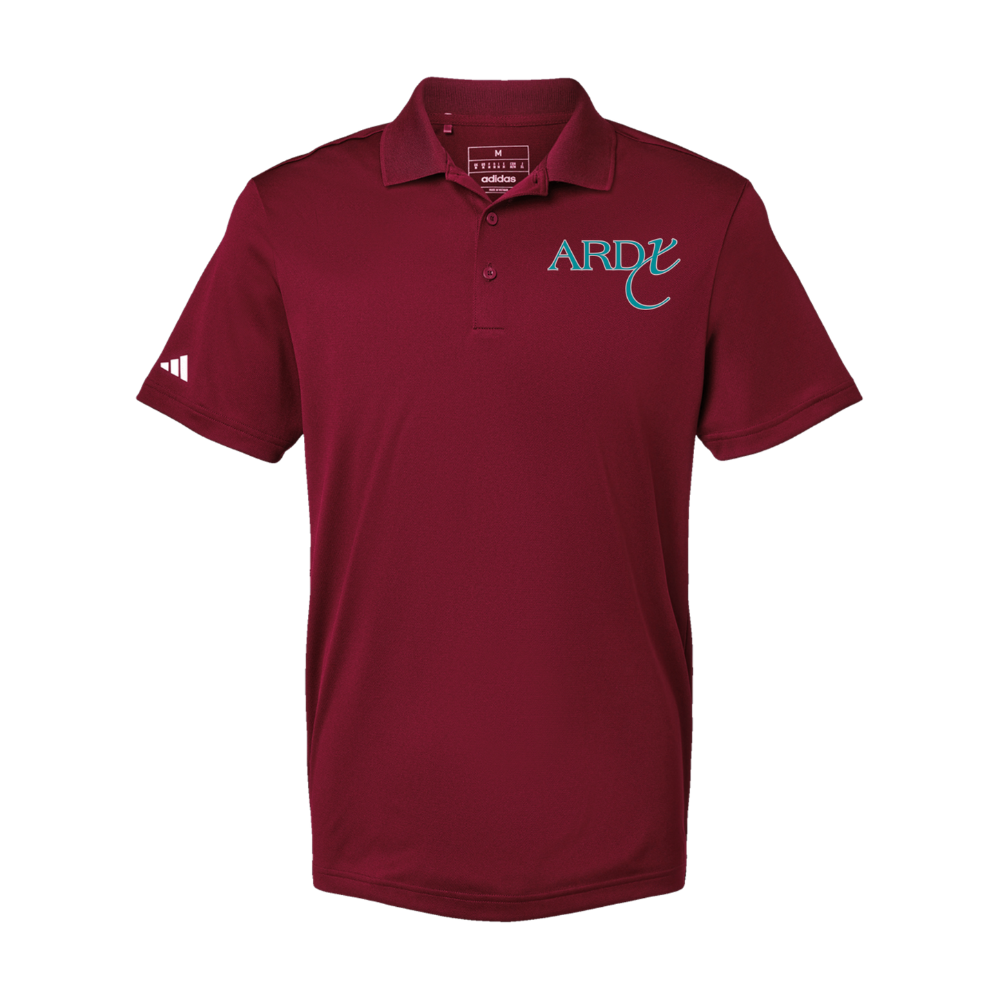 ardx-adidas-mens-sport-polo-shirt-embroidery-leftchest-A430-collegiateburgundy-flat-front