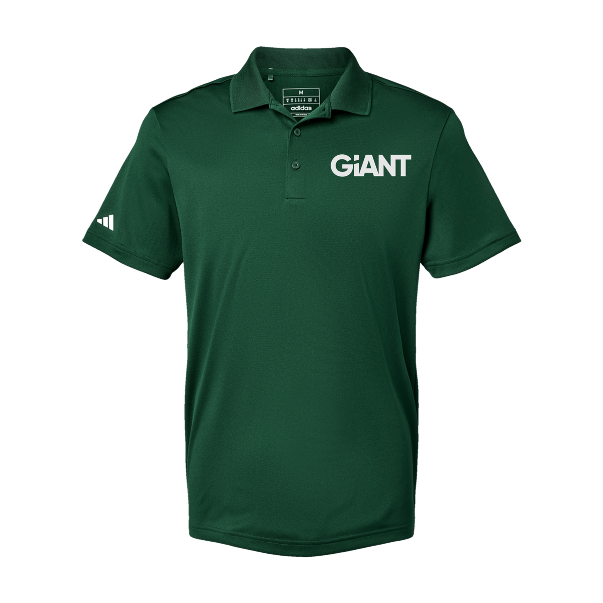 giantworldwide-adidas-mens-sport-polo-shirt-embroidery-leftchest-A430-collegiategreen-flat-front