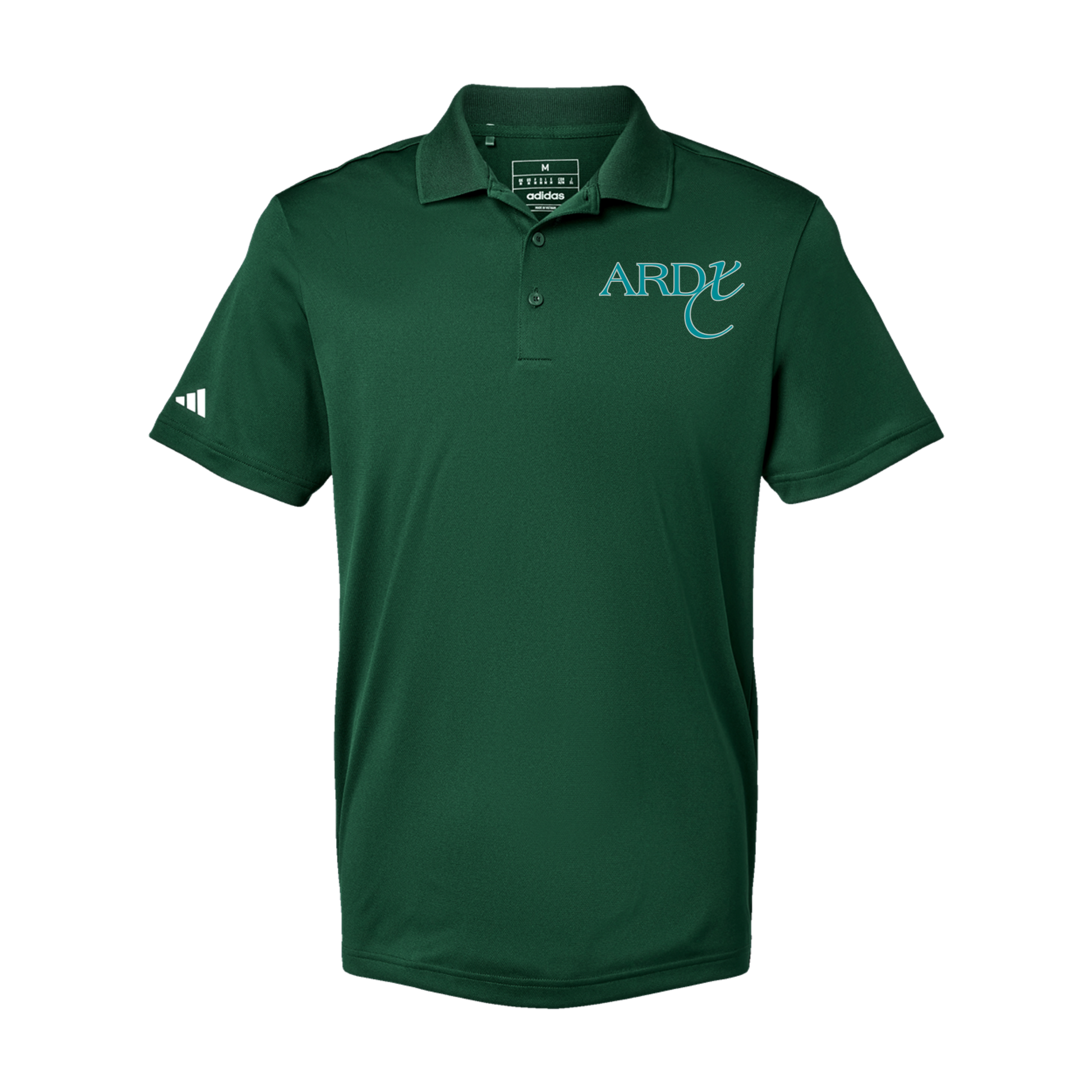 ardx-adidas-mens-sport-polo-shirt-embroidery-leftchest-A430-collegiategreen-flat-front
