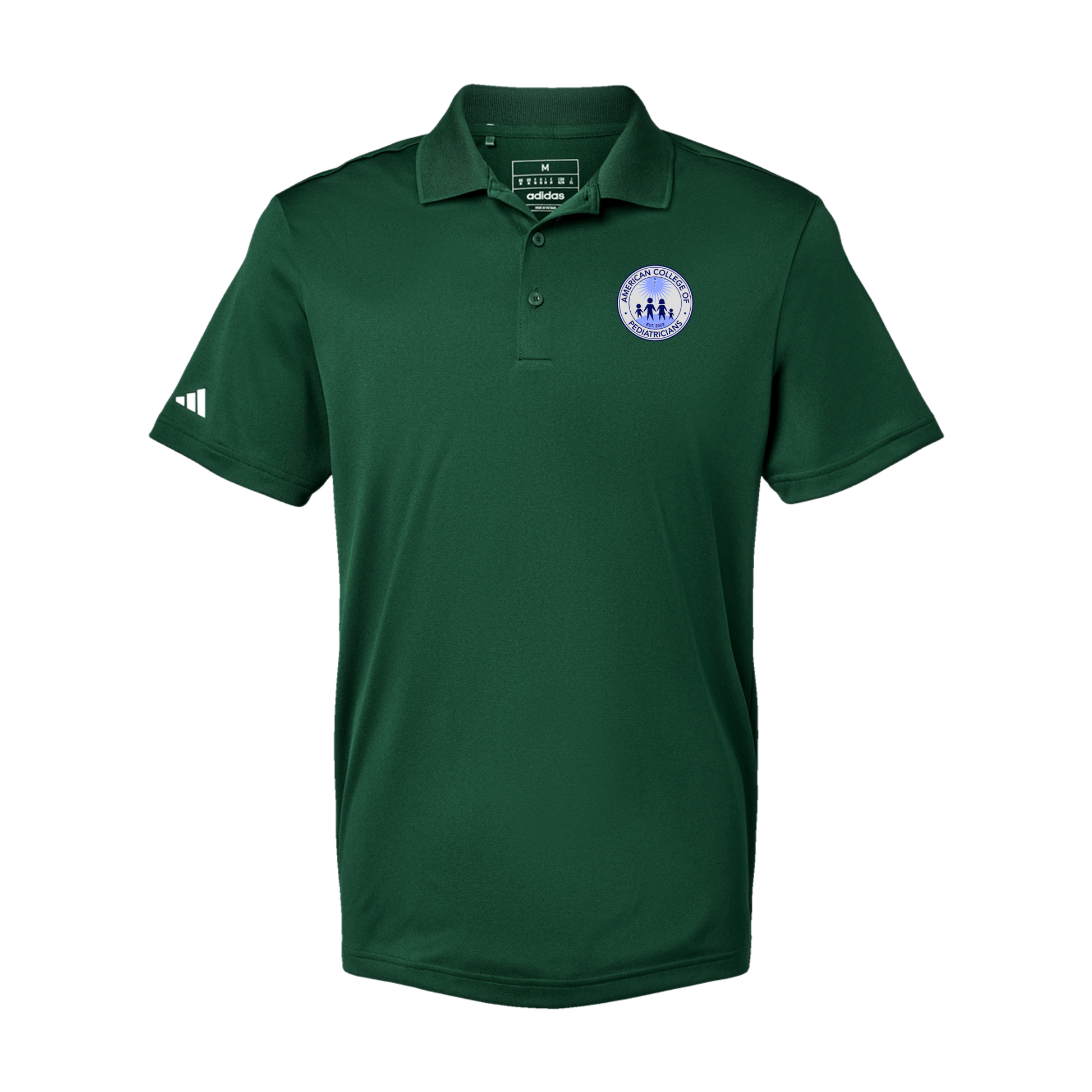 acpeds-adidas-mens-sport-polo-shirt-embroidery-leftchest-A430-collegiategreen-flat-front