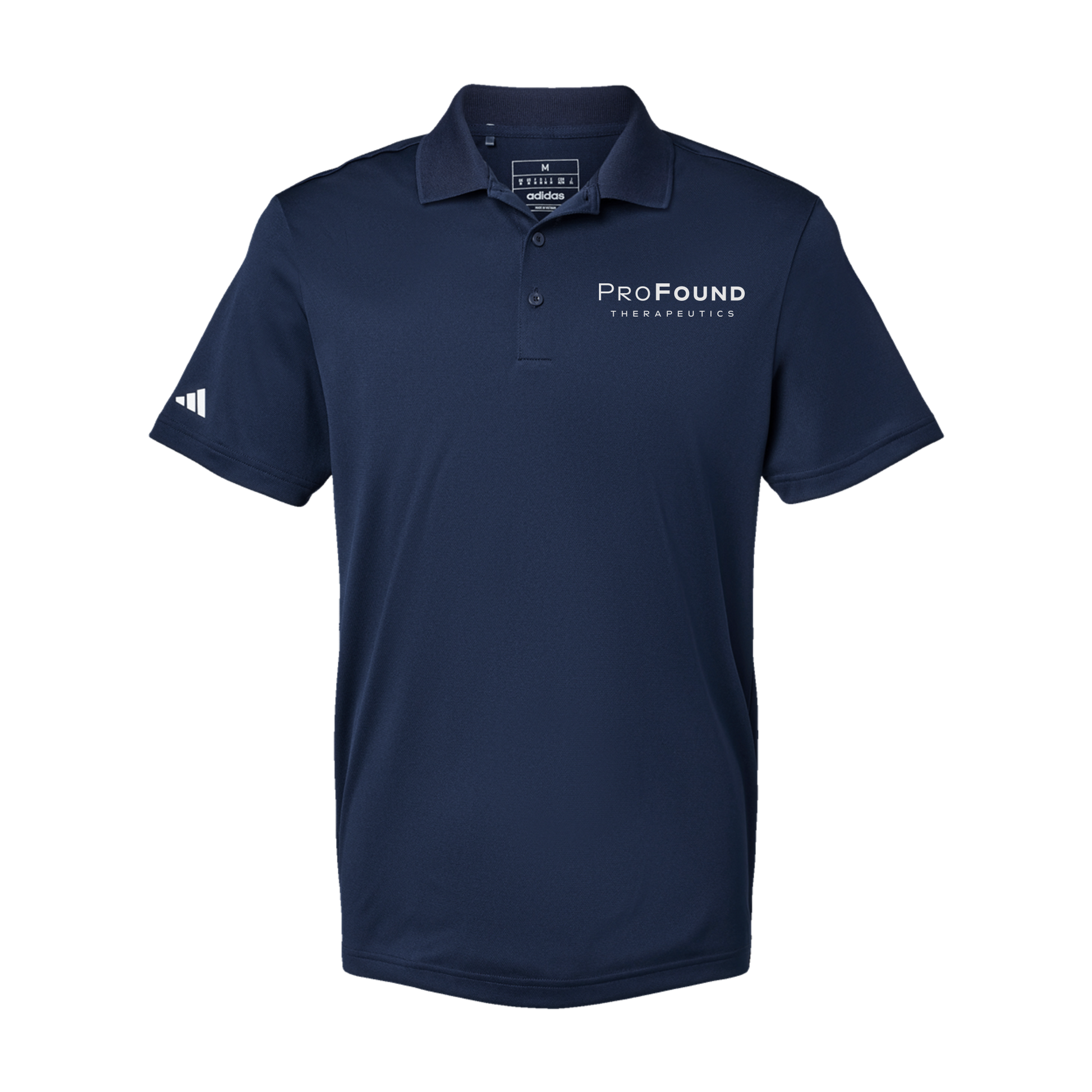 profoundtx-adidas-mens-sport-polo-shirt-embroidery-leftchest-A430-collegiatenavy-flat-front
