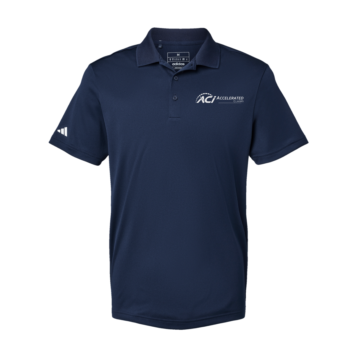 accelclaims-adidas-mens-sport-polo-shirt-embroidery-leftchest-A430-collegiatenavy-flat-front