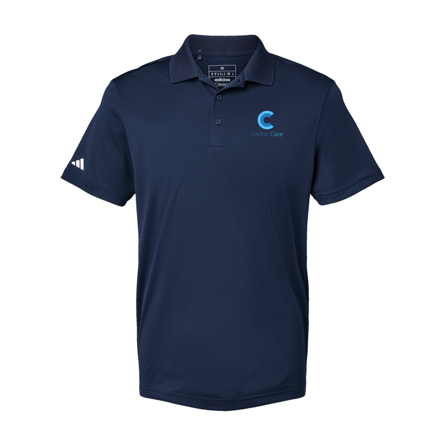cattle-care-adidas-mens-sport-polo-shirt-embroidery-leftchest-A430-collegiatenavy-flat-front