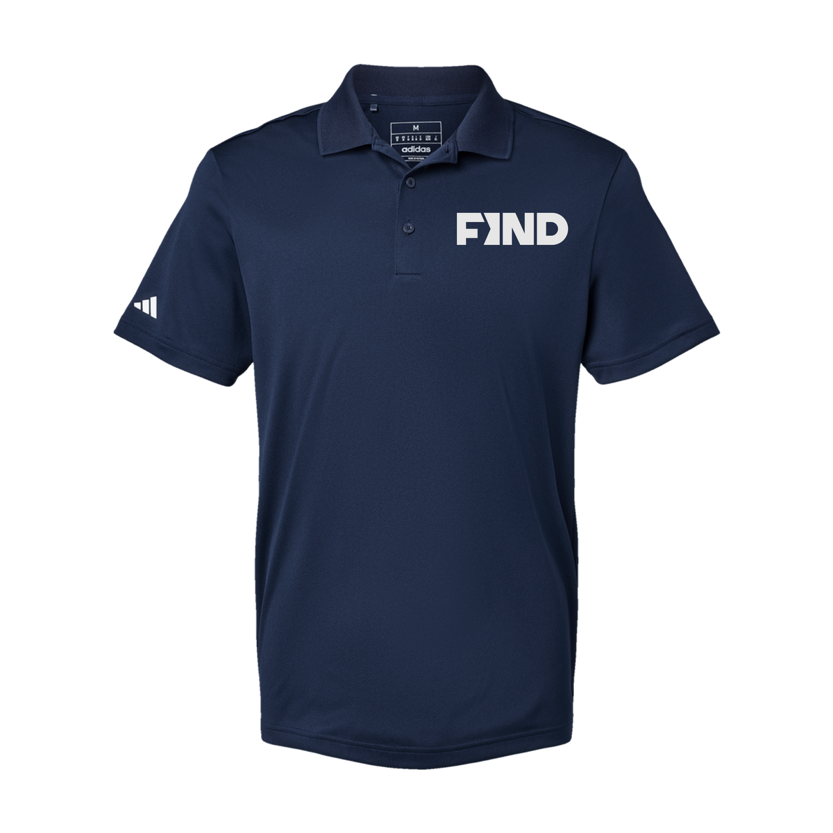 findrealestate-adidas-mens-sport-polo-shirt-embroidery-leftchest-A430-collegiatenavy-flat-front