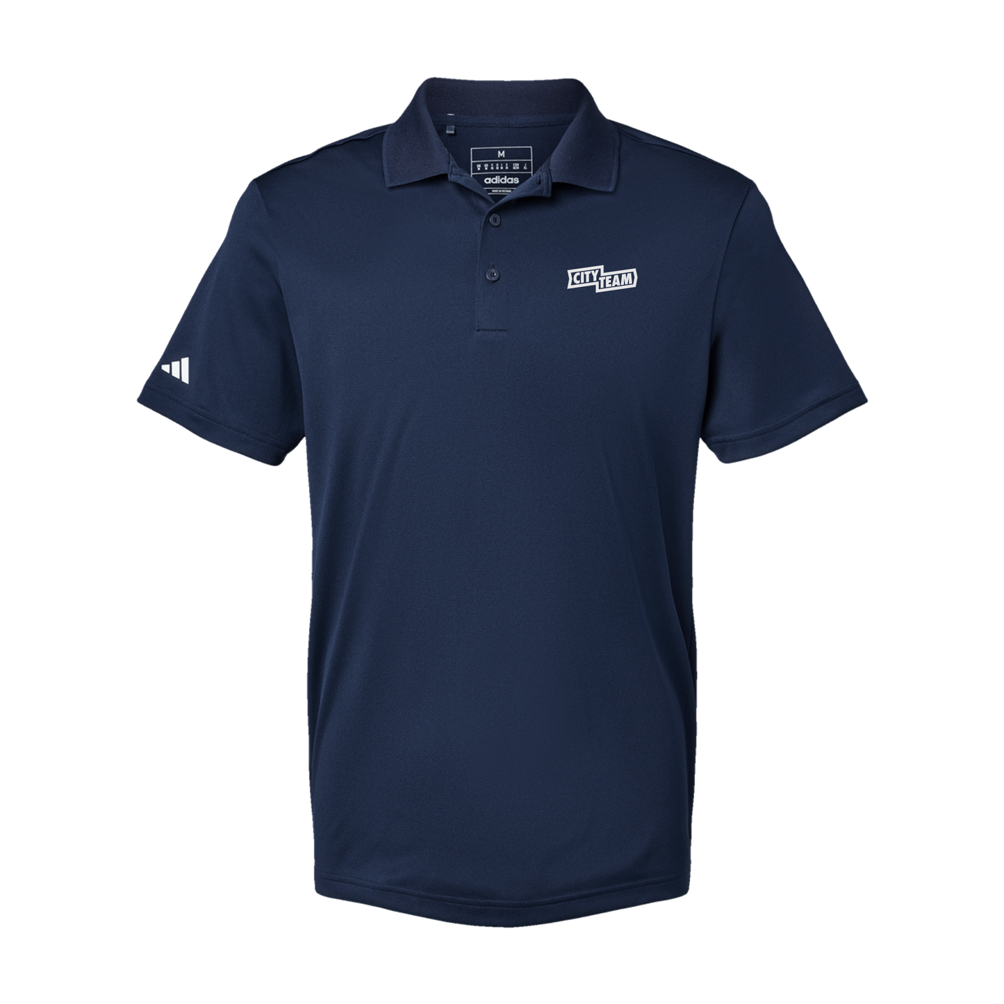 cityteam-adidas-mens-sport-polo-shirt-embroidery-leftchest-A430-collegiatenavy-flat-front