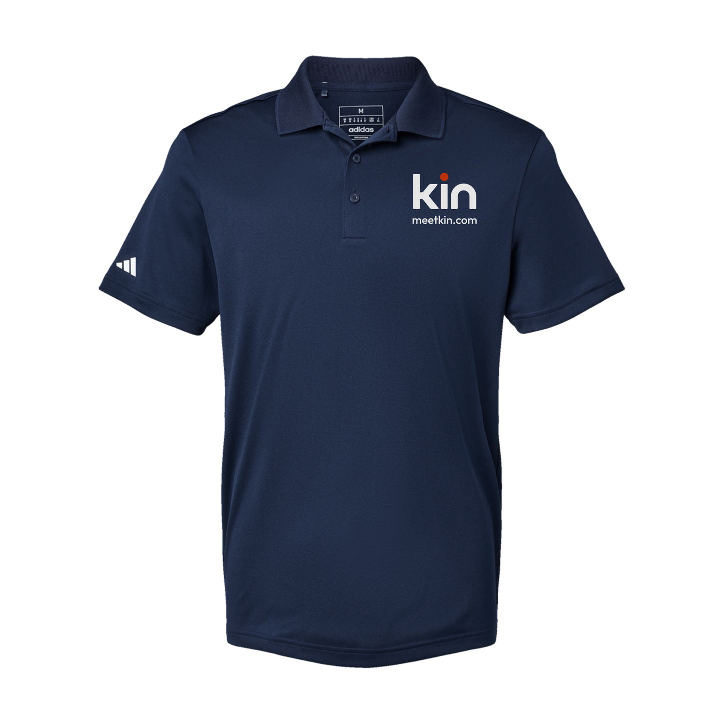 kin-adidas-mens-sport-polo-shirt-embroidery-leftchest-A430-collegiatenavy-flat-front