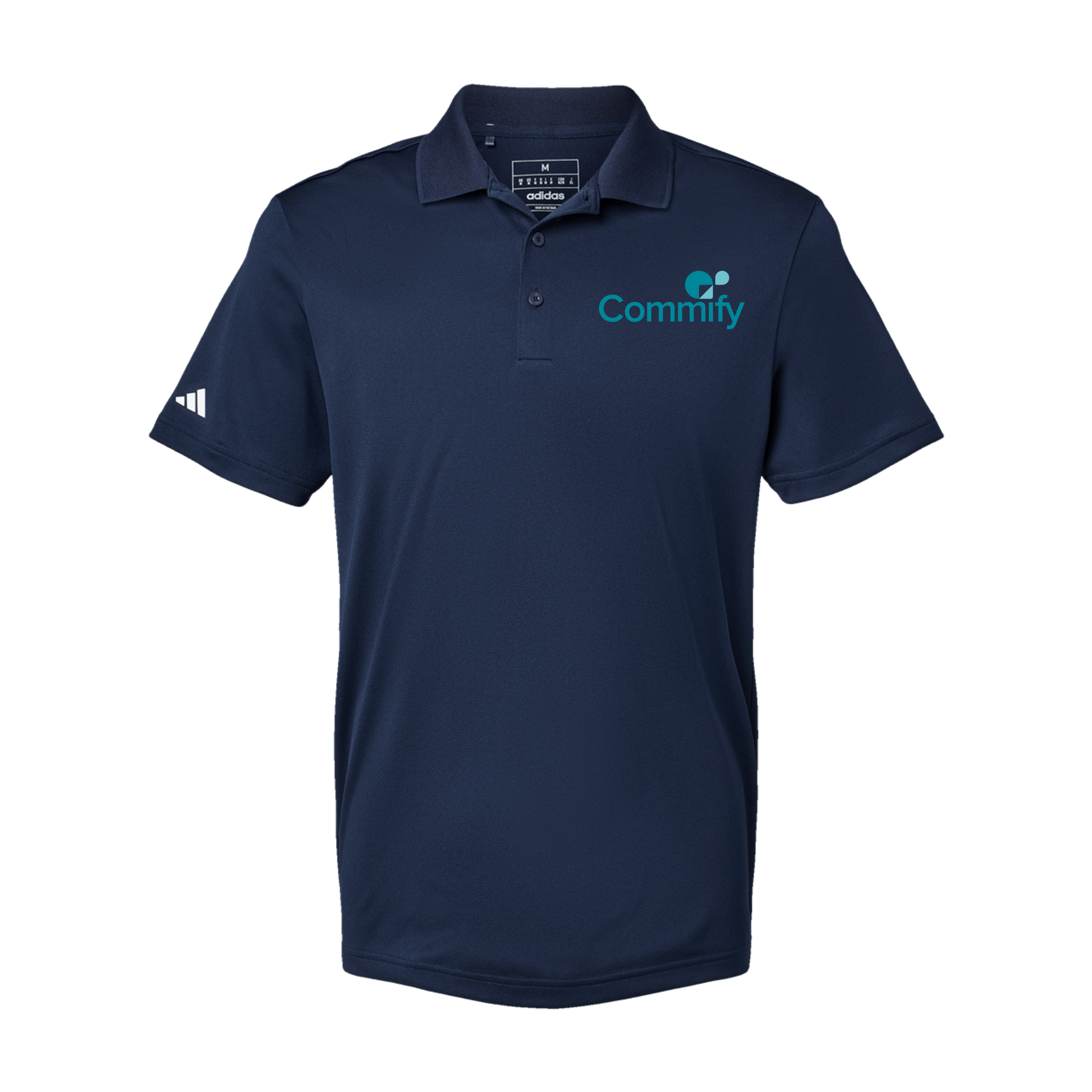 commify-adidas-mens-sport-polo-shirt-embroidery-leftchest-A430-collegiatenavy-flat-front