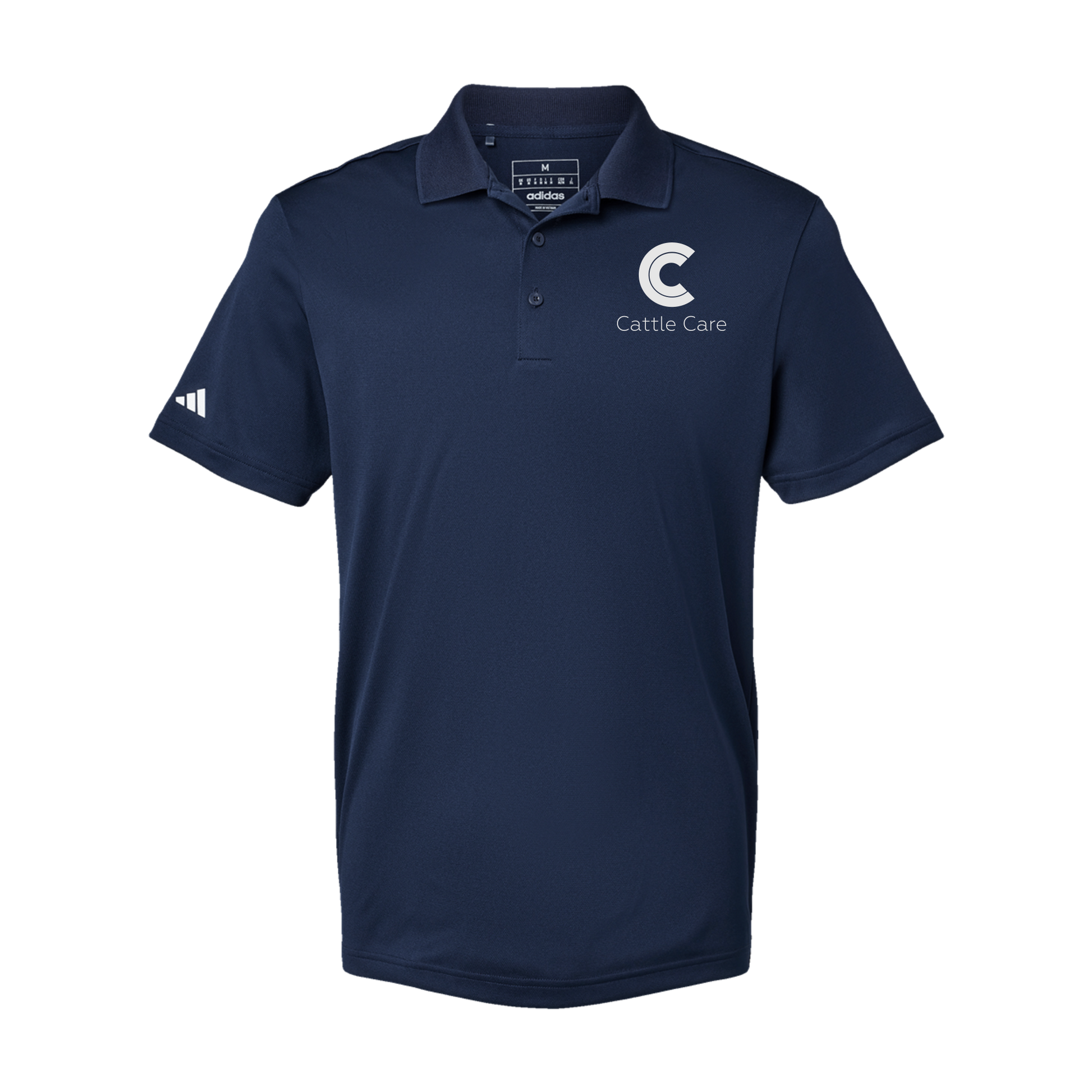 cattle-care-adidas-mens-sport-polo-shirt-embroidery-leftchest-A430-collegiatenavy-flat-front