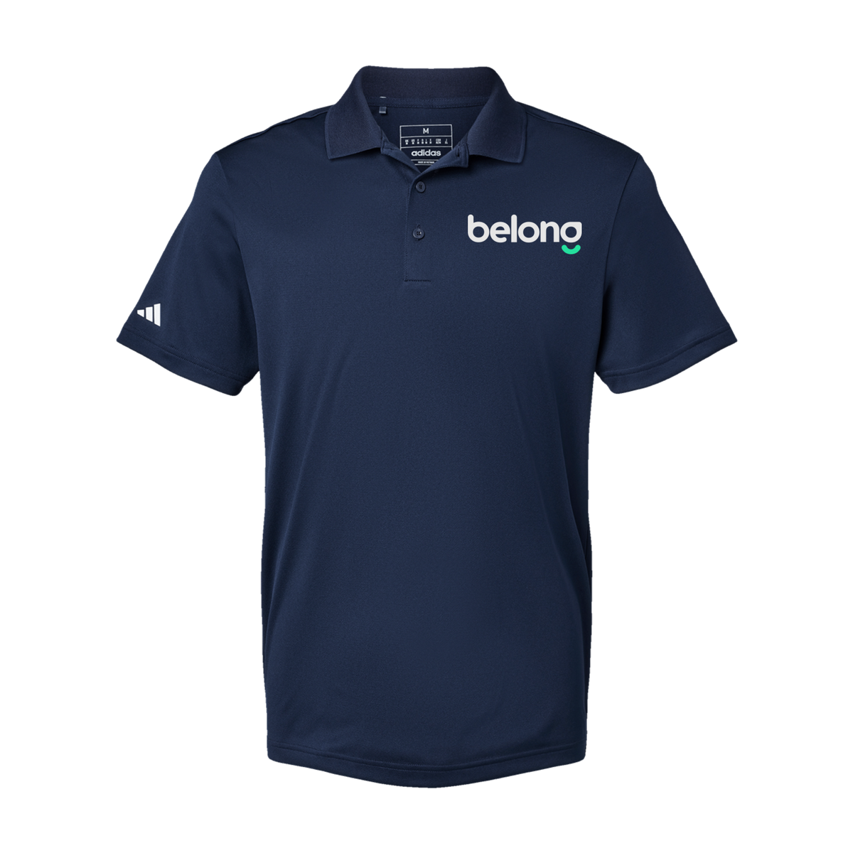 belonghome-adidas-mens-sport-polo-shirt-embroidery-leftchest-A430-collegiatenavy-flat-front