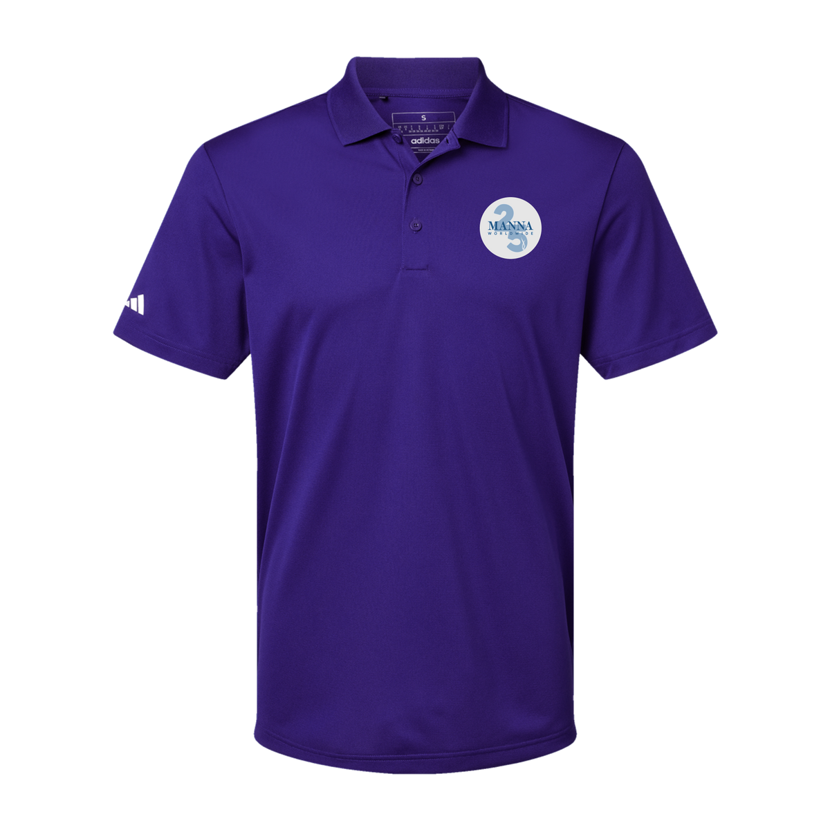 mannaworldwide-adidas-mens-sport-polo-shirt-embroidery-leftchest-A430-collegiatepurple-flat-front