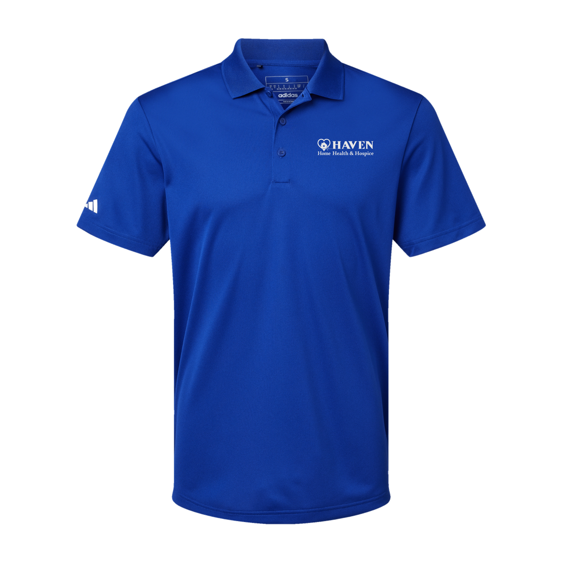 haven-adidas-mens-sport-polo-shirt-embroidery-leftchest-A430-collegiateroyal-flat-front
