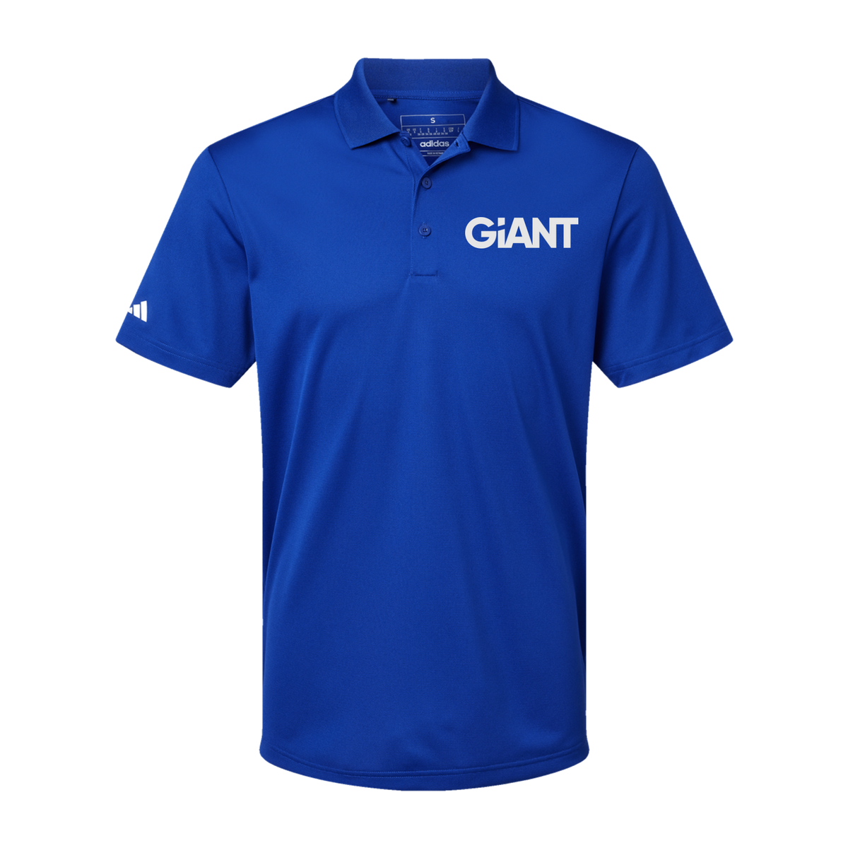 giantworldwide-adidas-mens-sport-polo-shirt-embroidery-leftchest-A430-collegiateroyal-flat-front