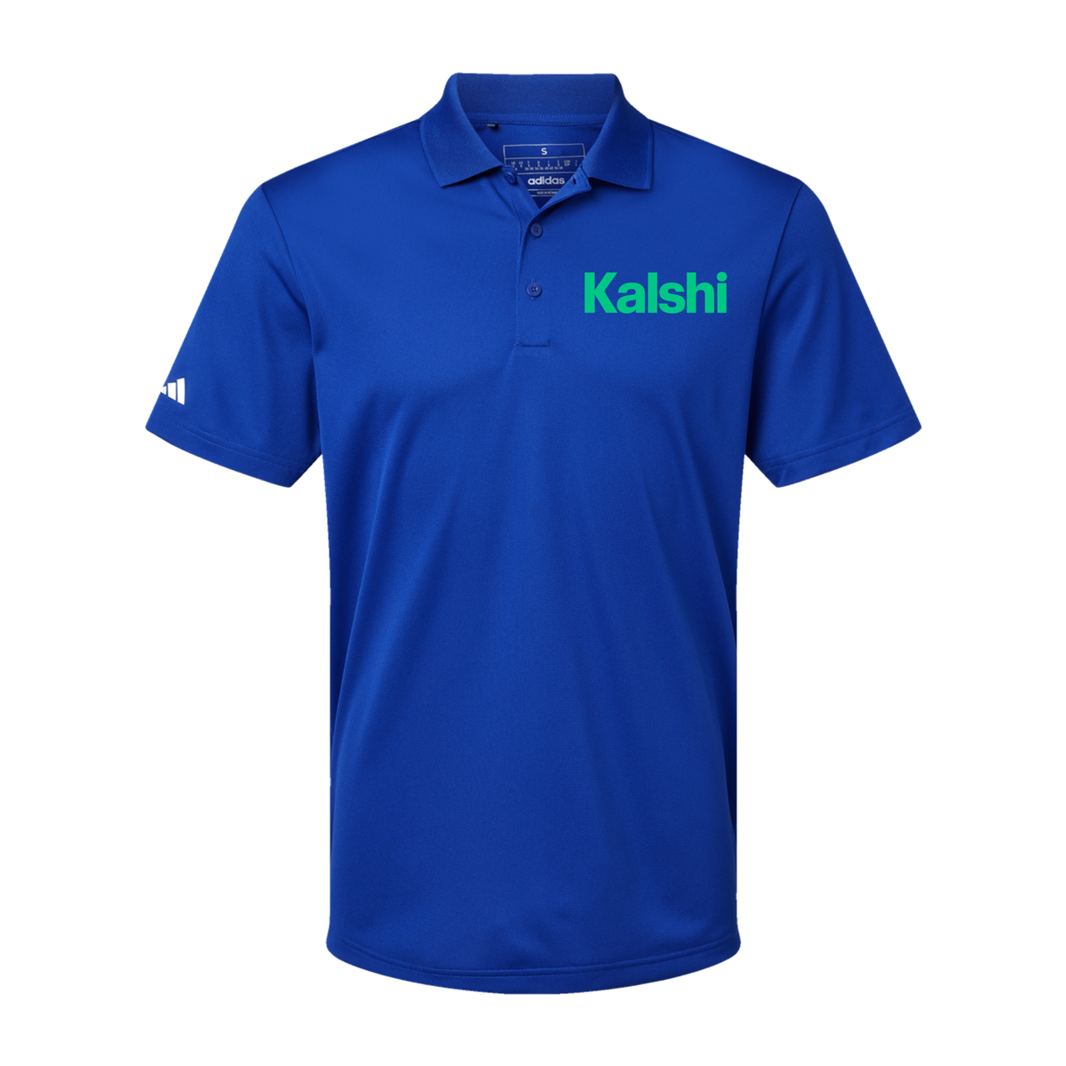 kalshi-adidas-mens-sport-polo-shirt-embroidery-leftchest-A430-collegiateroyal-flat-front