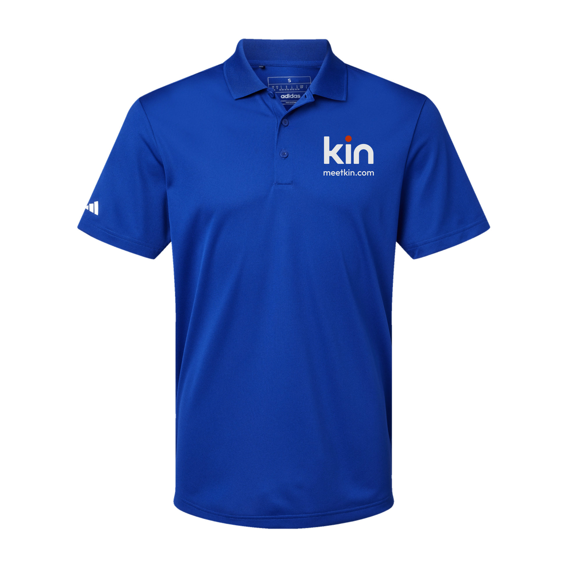 kin-adidas-mens-sport-polo-shirt-embroidery-leftchest-A430-collegiateroyal-flat-front
