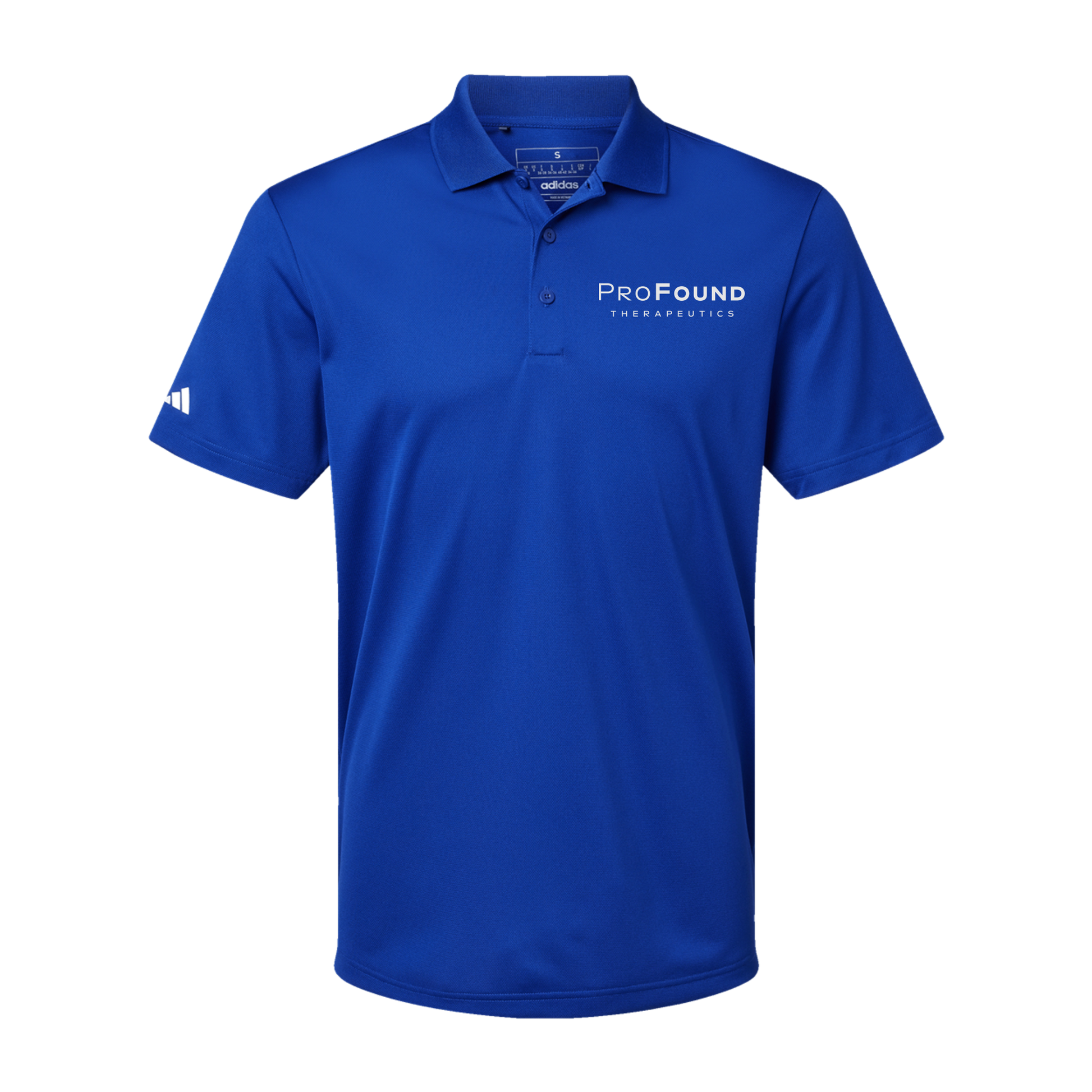 profoundtx-adidas-mens-sport-polo-shirt-embroidery-leftchest-A430-collegiateroyal-flat-front