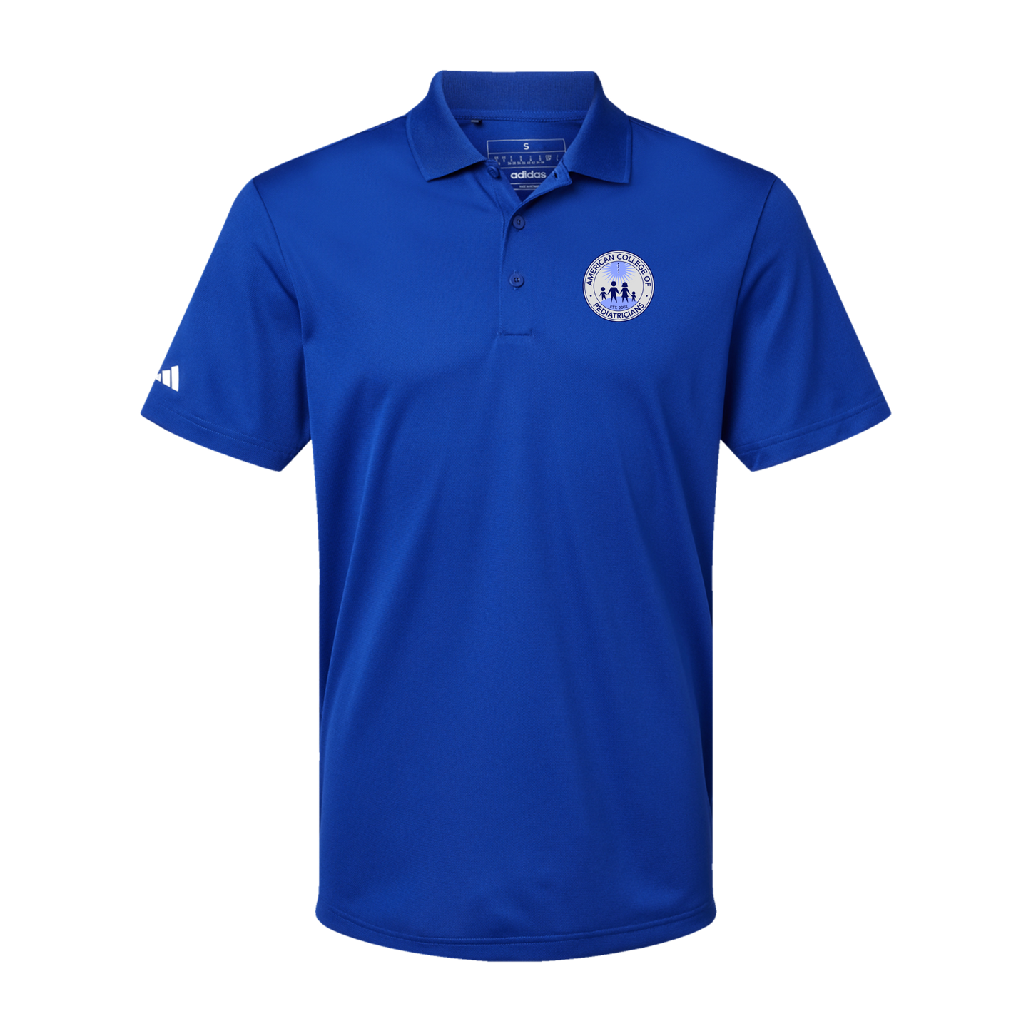 acpeds-adidas-mens-sport-polo-shirt-embroidery-leftchest-A430-collegiateroyal-flat-front